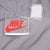 Vintage Nike Grey & White Windbreaker Hooded Jacket 1980S Size Large