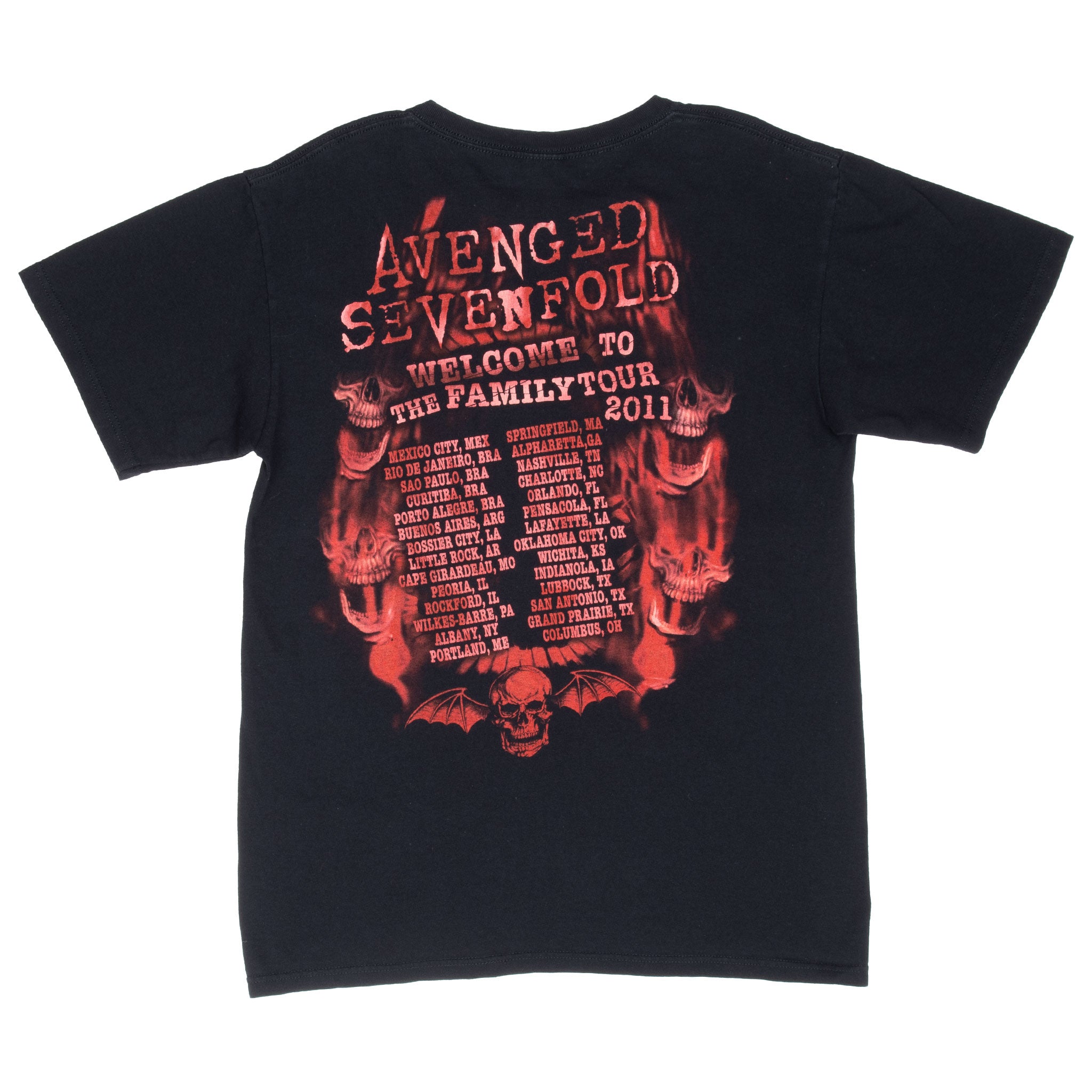 Vintage Avenged Sevenfold The Price Of Evil Tour 2011 Tee Shirt Size Medium