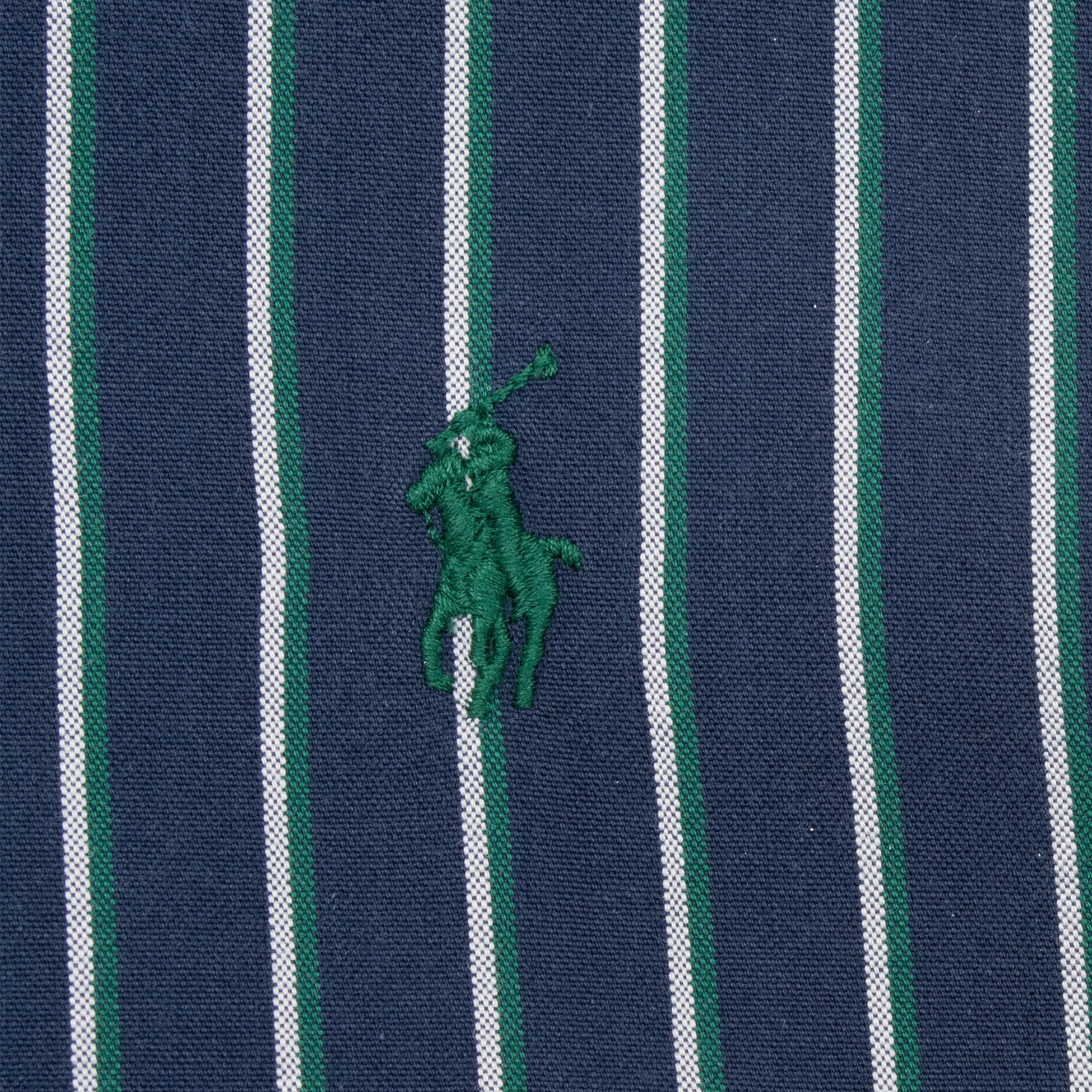 Vintage Polo Ralph Lauren Blue White Striped Shirt 1990S Size XL