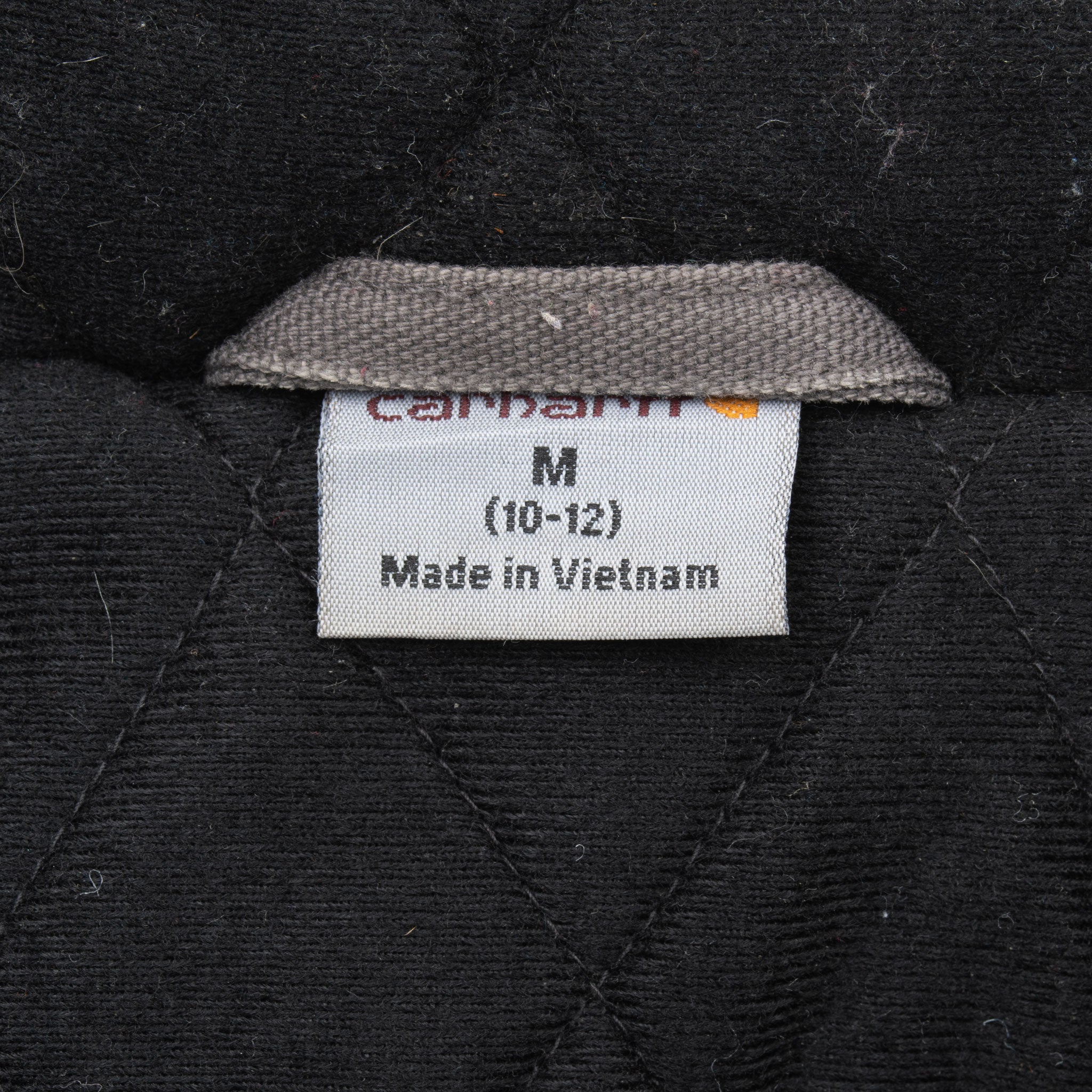 Vintage Carhartt Grey Active Worker Kids Jacket Size Medium Youth(10-12)