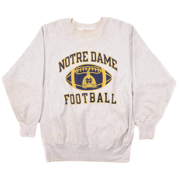 Vintage Champion Reverse Weave Notre Dame Football Sweatshirt 1990S Size Large 