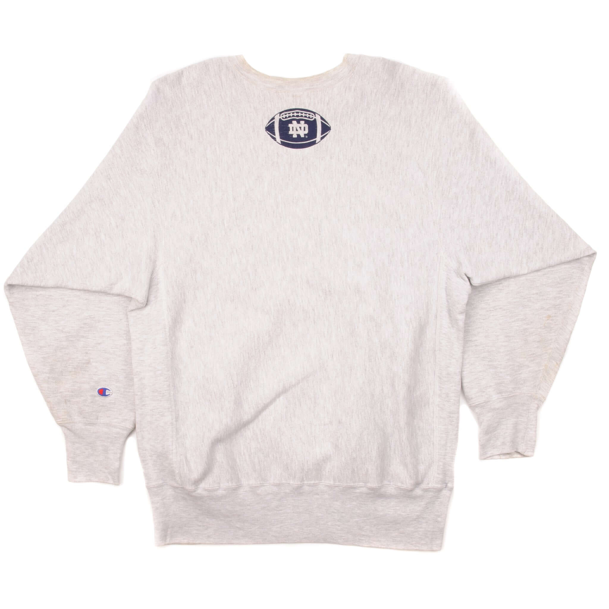 Vintage Champion Reverse Weave Notre Dame Football Sweatshirt 1990S Size Large 