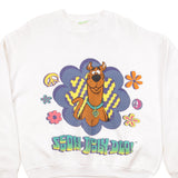 Vintage Scooby Doo Peace And Love White Sweatshirt 1990S Size XL