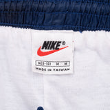 Vintage Nike Classic Swoosh Blue Nylon Track Pants 1990S Size Medium Woman