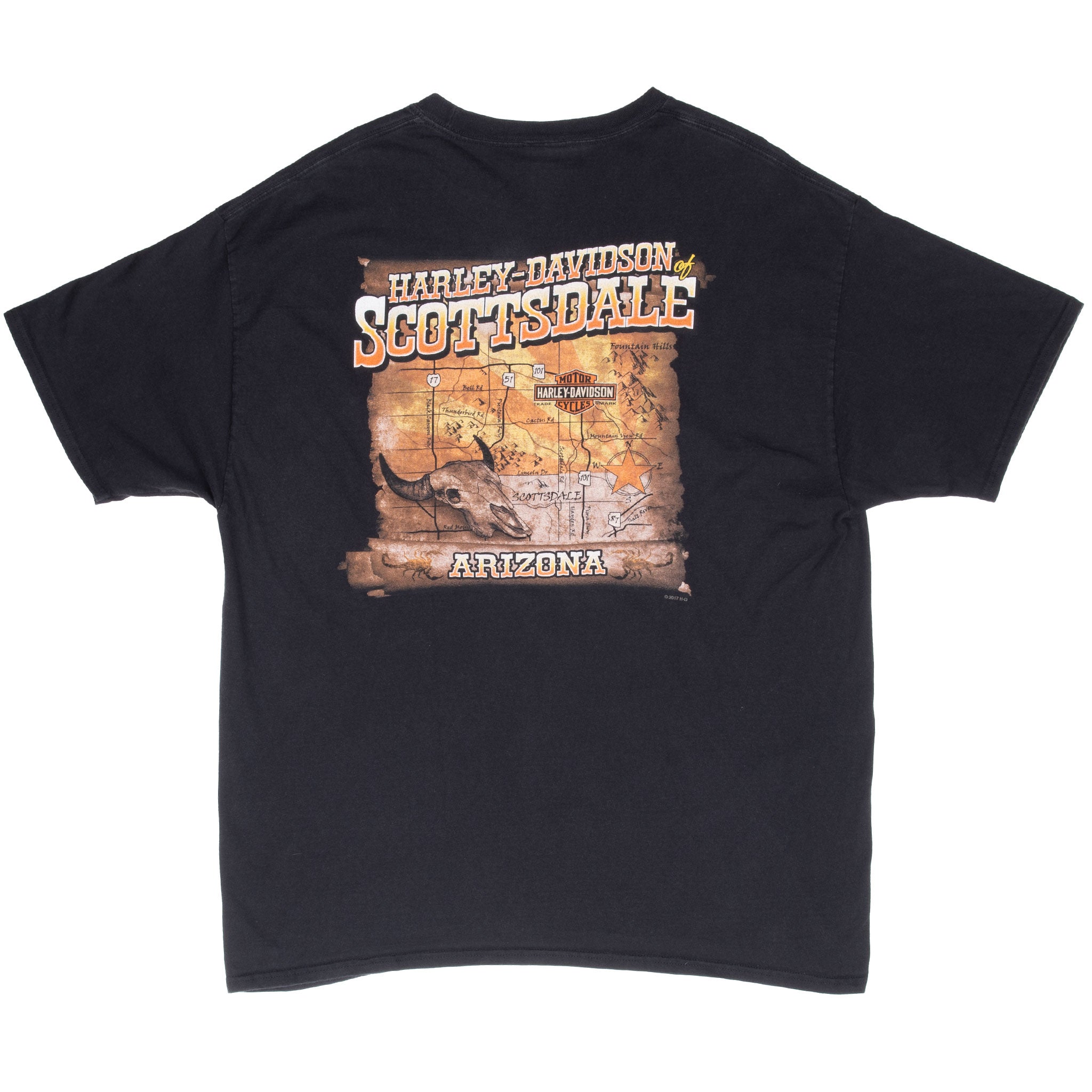 Vintage Harley Davidson Scottsdale Tee Shirt Size 2XL