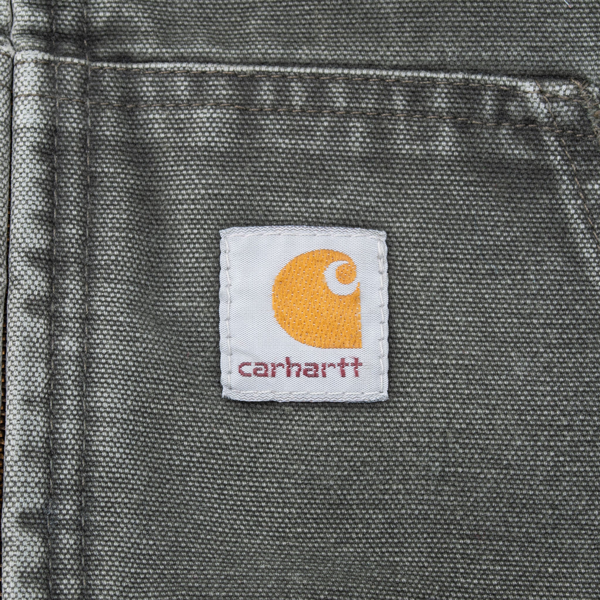 Vintage Carhartt Faded Green Active Worker Jacket Y06MOS Size Medium Youth