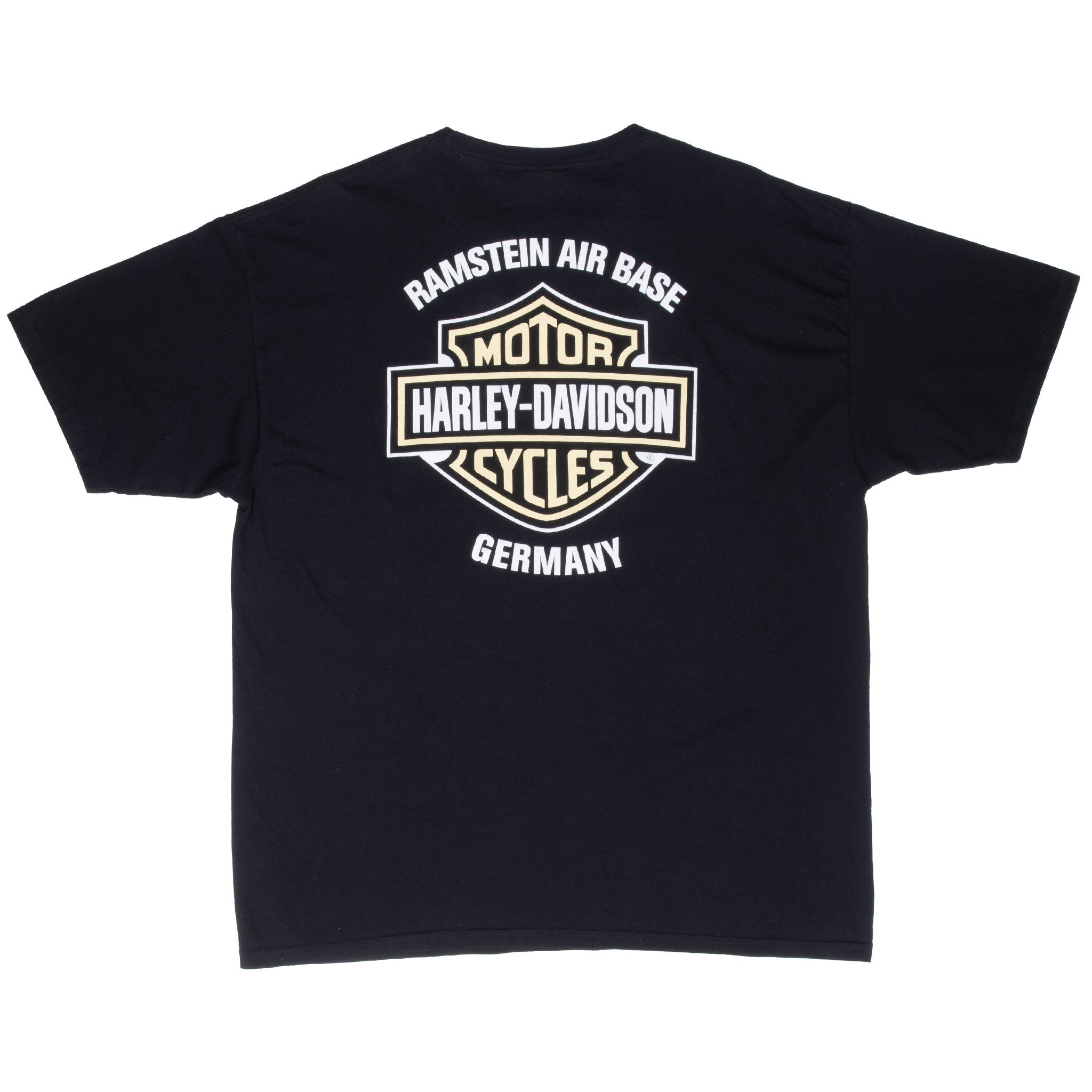 Vintage Harley Davidson Ramstein Air Base Germany Tee Shirt Size XL