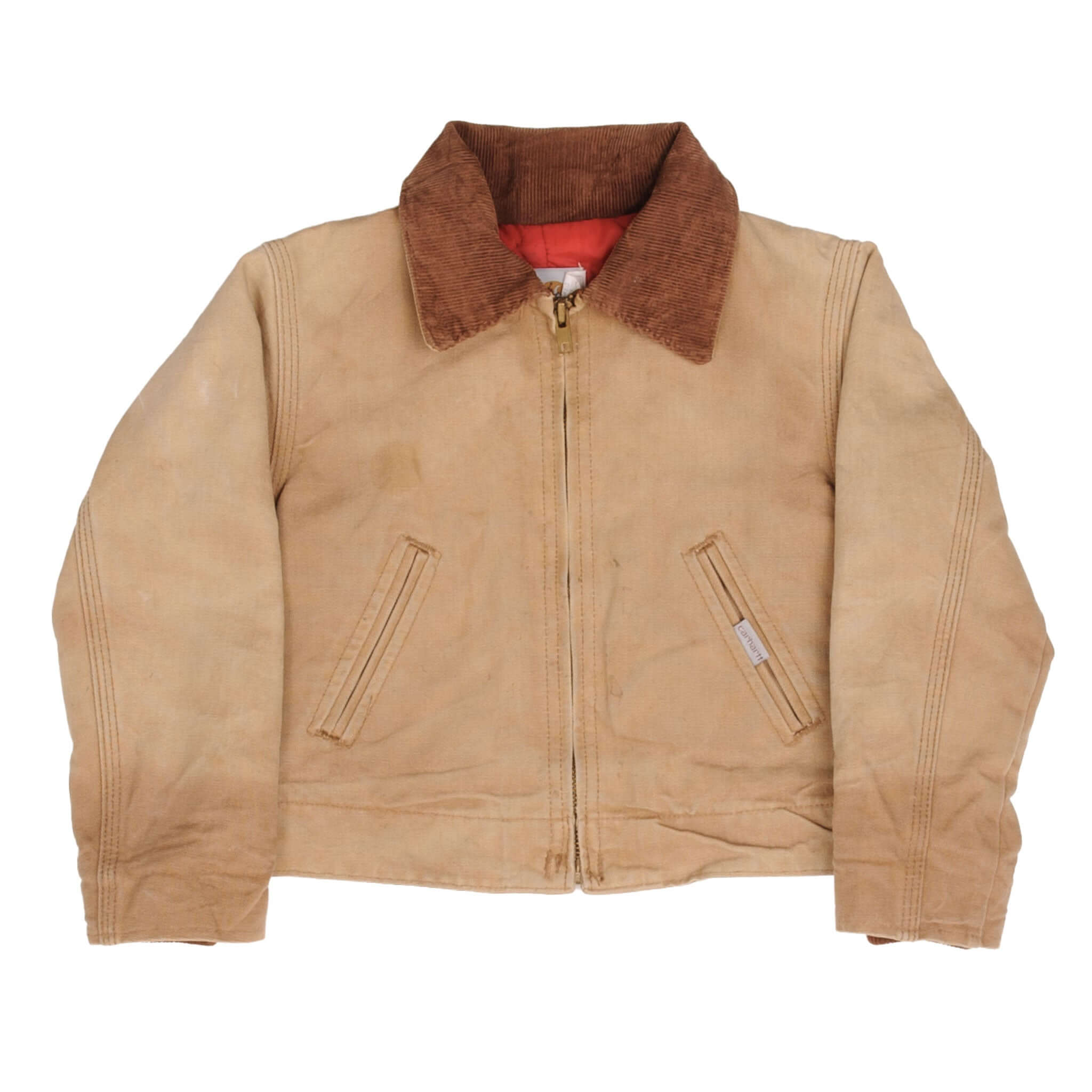 ジャケット・アウター Carhartt Kids Detroit Jacket Vintage CARHARTT Kids Maroon Detroit Jacket Hooded Chore