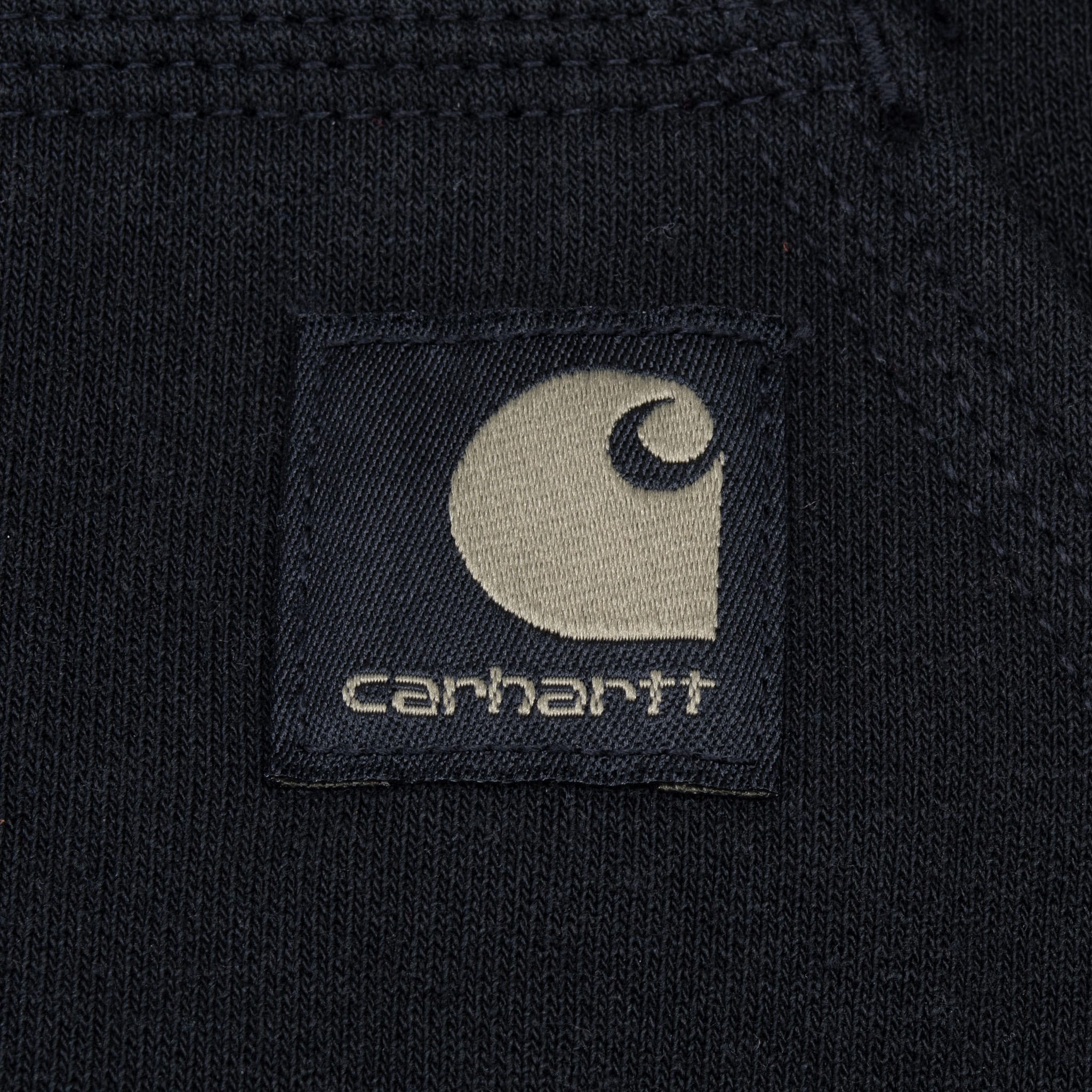 Vintage Carhartt Camo Logo Black Hoodie Sweatshirt Size Large