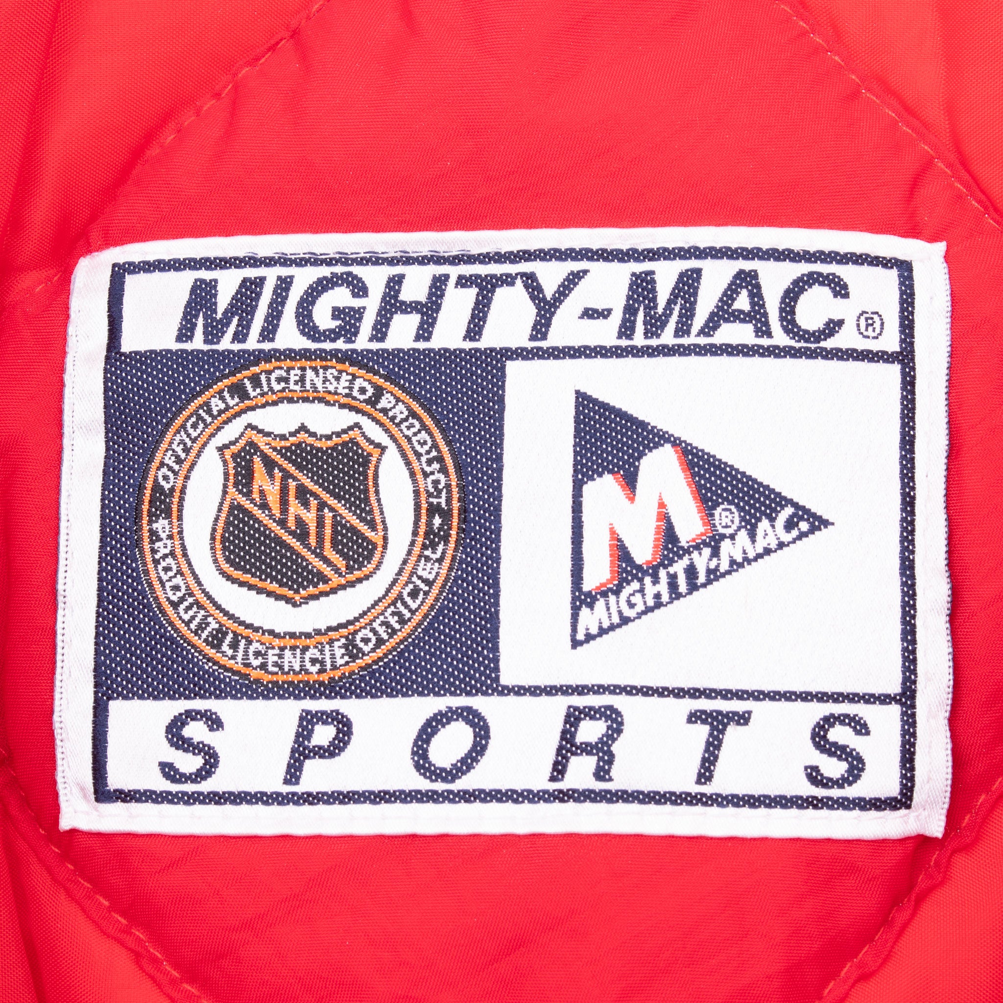 Vintage Nhl Chicago Blackhawk Heavy Windbreaker Jacket 1990S Size 7 Years