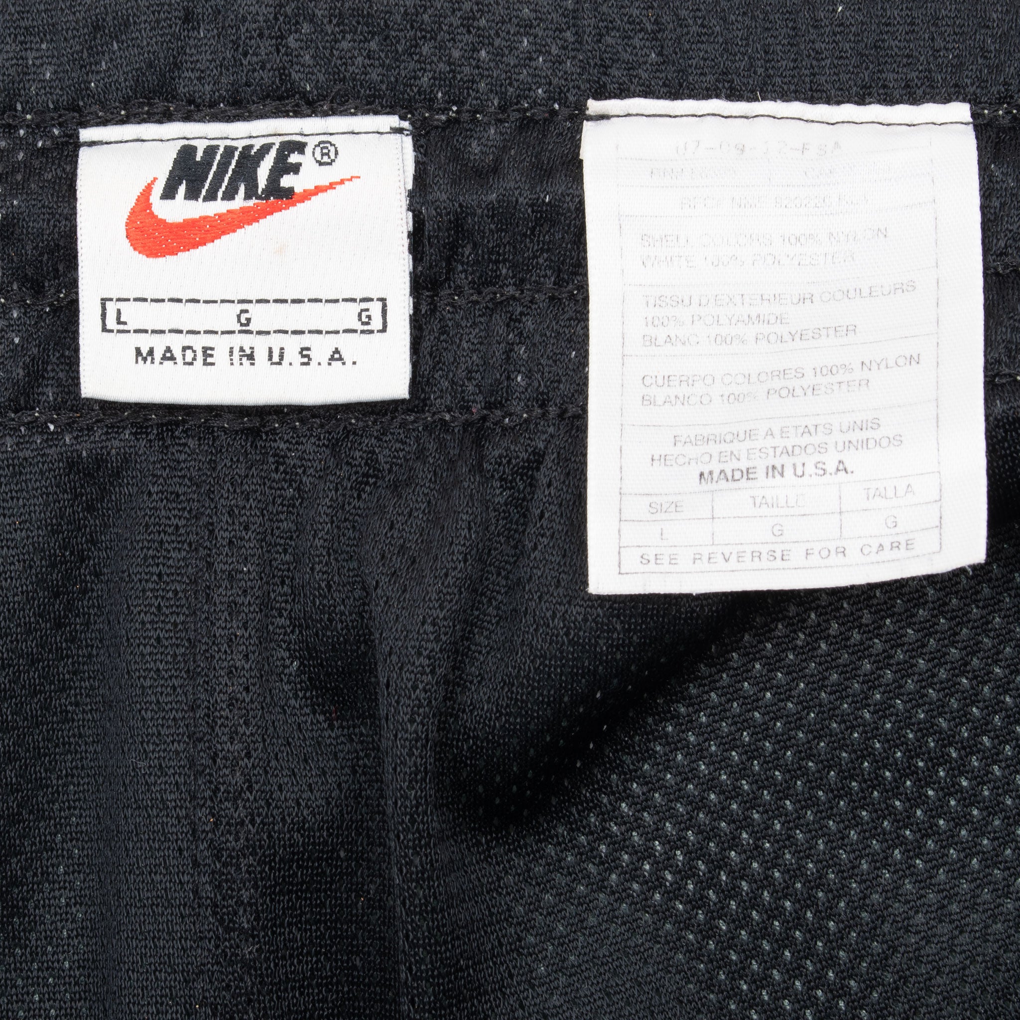 Vintage Nike Sage Green Reversible Basketball Track Shorts 1990S Size Large