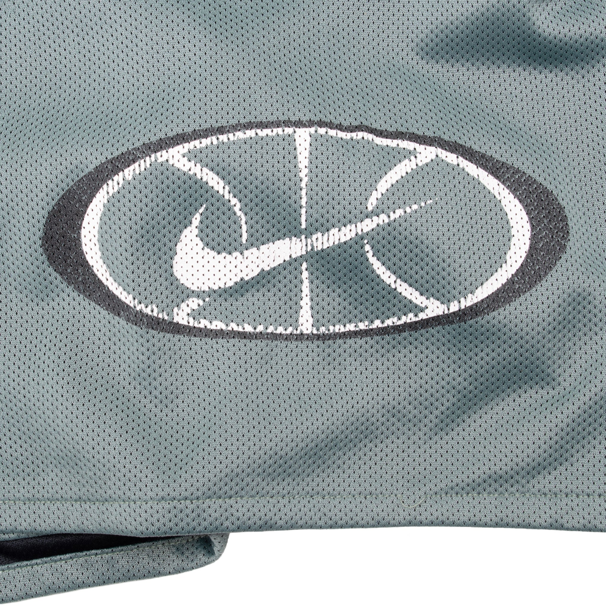 Vintage Nike Sage Green Reversible Basketball Track Shorts 1990S Size Large