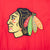 Vintage Nhl Chicago Blackhawk Heavy Windbreaker Jacket 1990S Size 7 Years