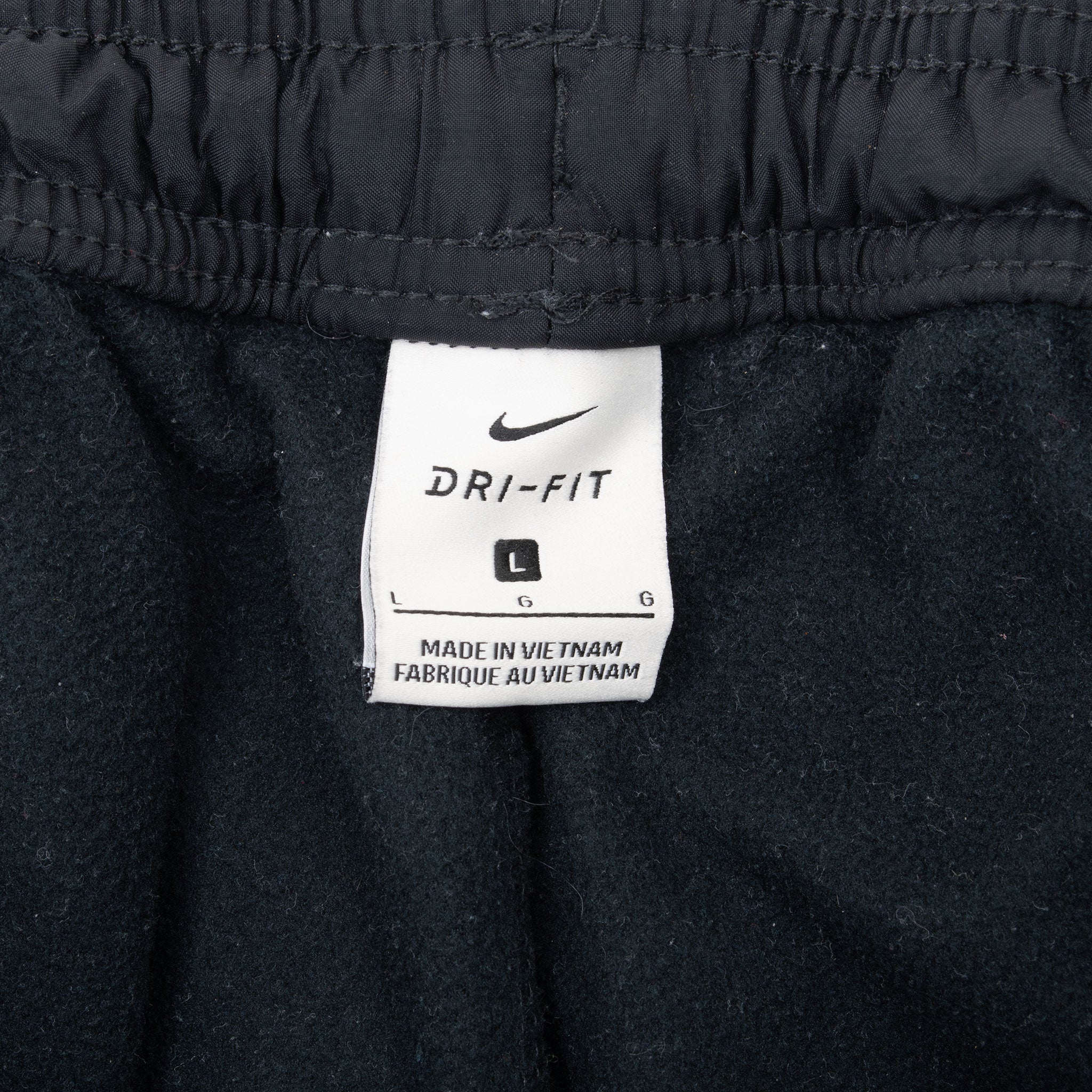 Vintage Nike Black Thermal Track Pants 2000S Size Large