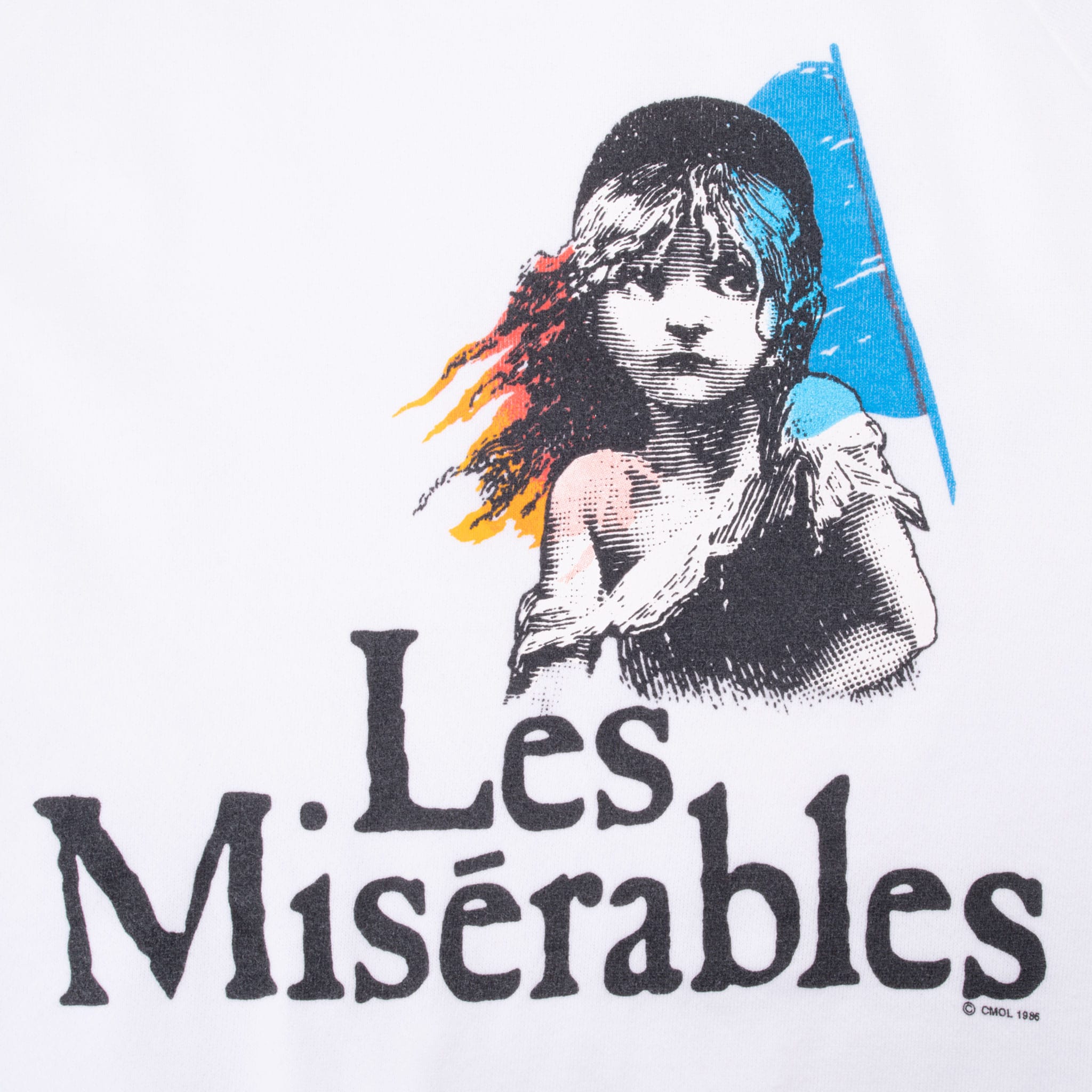 Vintage Les Miserables Sweatshirt 1986 Size Large Made In Usa
