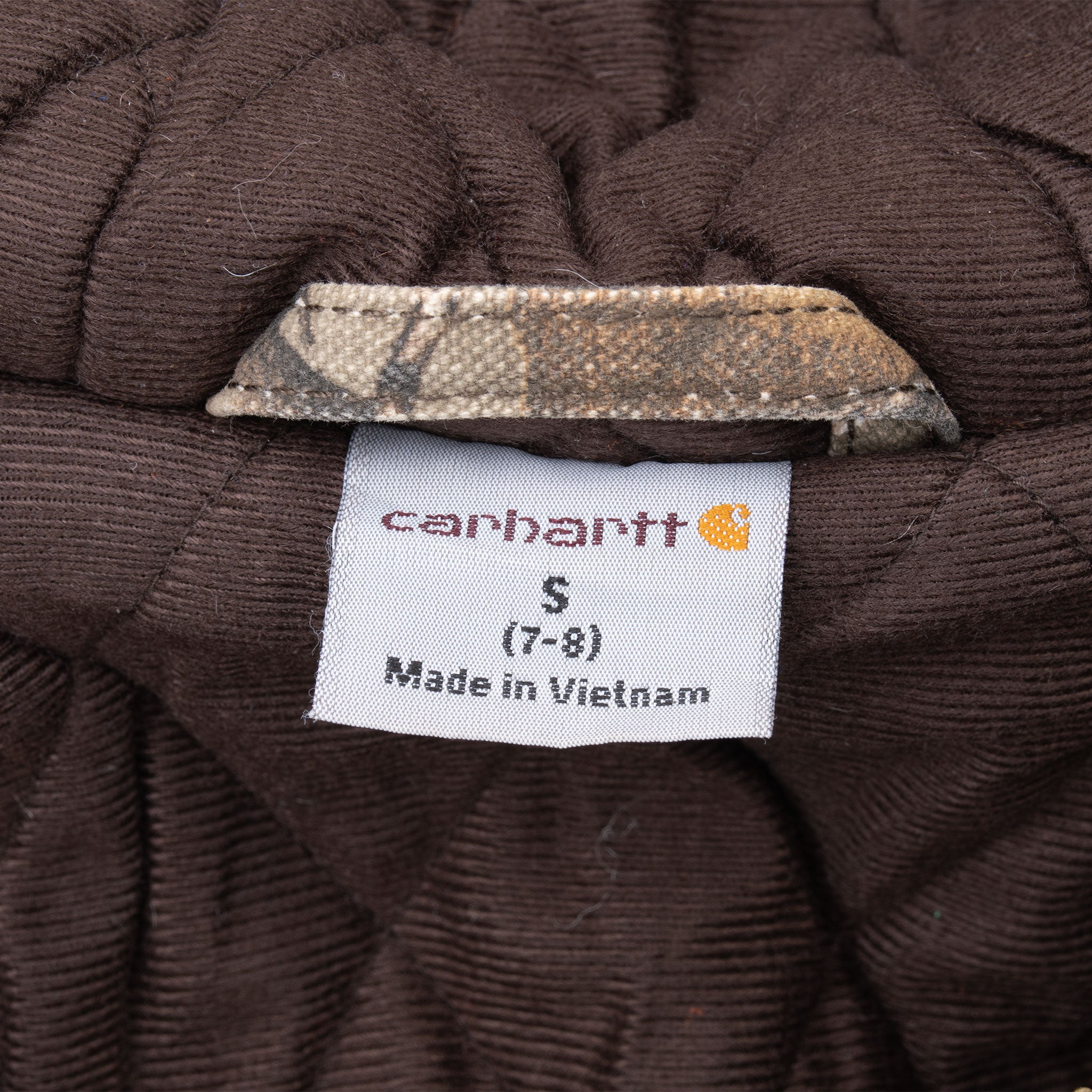 Vintage Carhartt Realtree Camo Active Worker Jacket Size Small Youth (7-8)