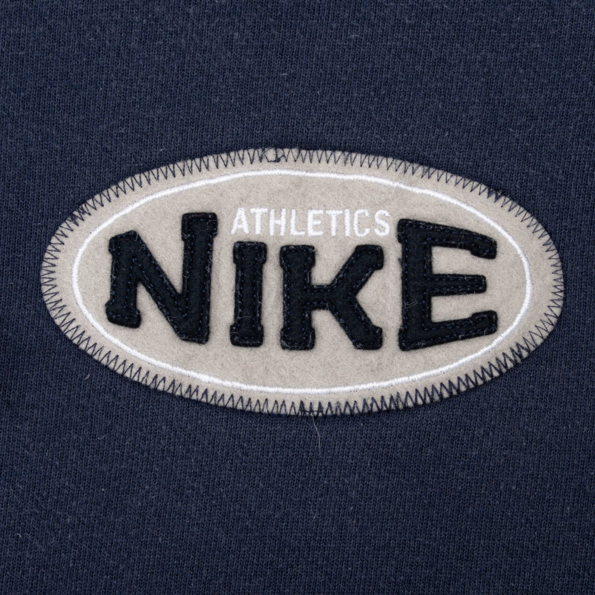 Vintage Nike Spellout Blue Sweatshirt 1990S Size 2Xl Made In Usa