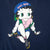 Vintage Betty Boop Navy Blue Sweatshirt 1990S Size Xl Made In Usa