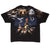 Vintage Liquid Blue Animal Print All Over Print Tee Shirt Size 3XL