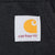 Vintage Carhartt Classic Black Full Zip Hoodie Sweatshirt Size Small