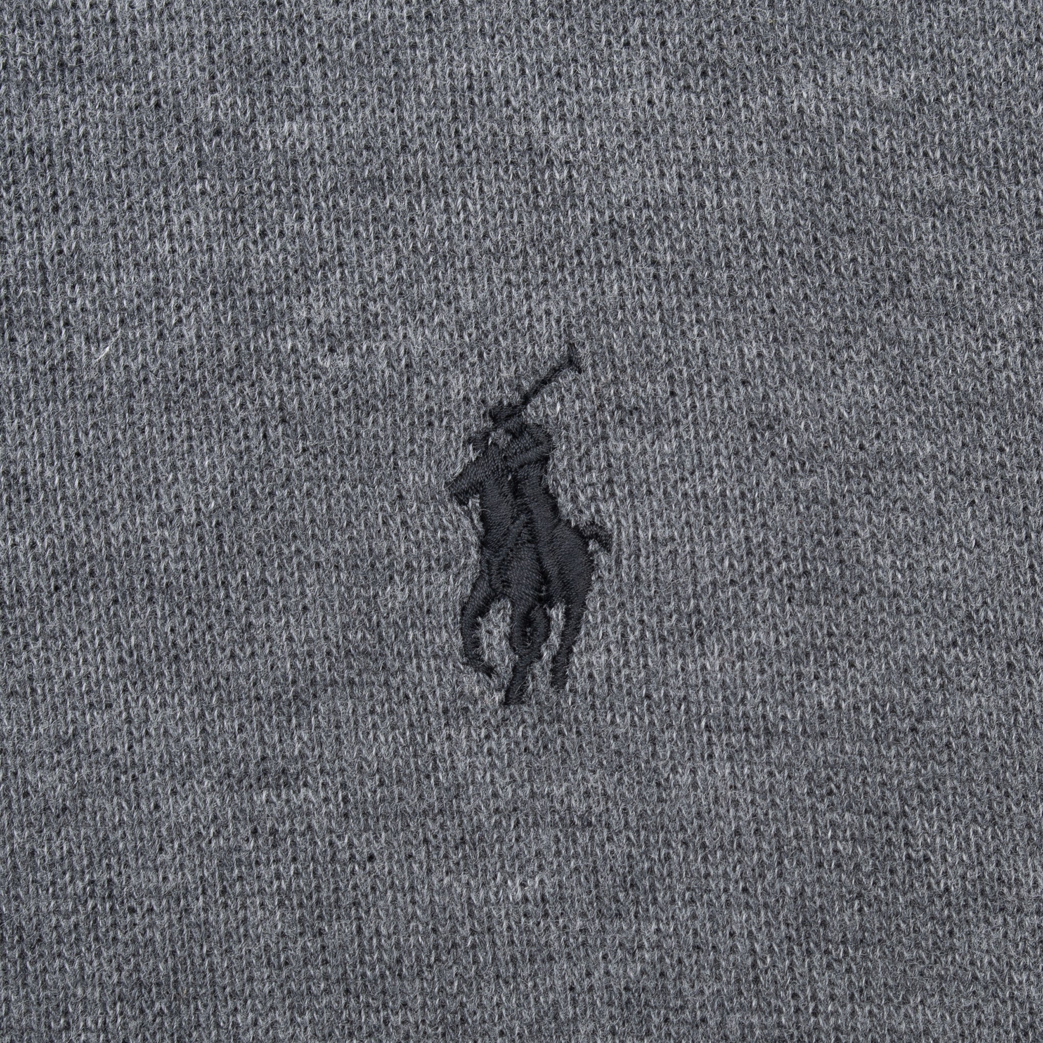 Polo Ralph Lauren Dark Grey Quarter 1/4 Zip Sweater Size XL