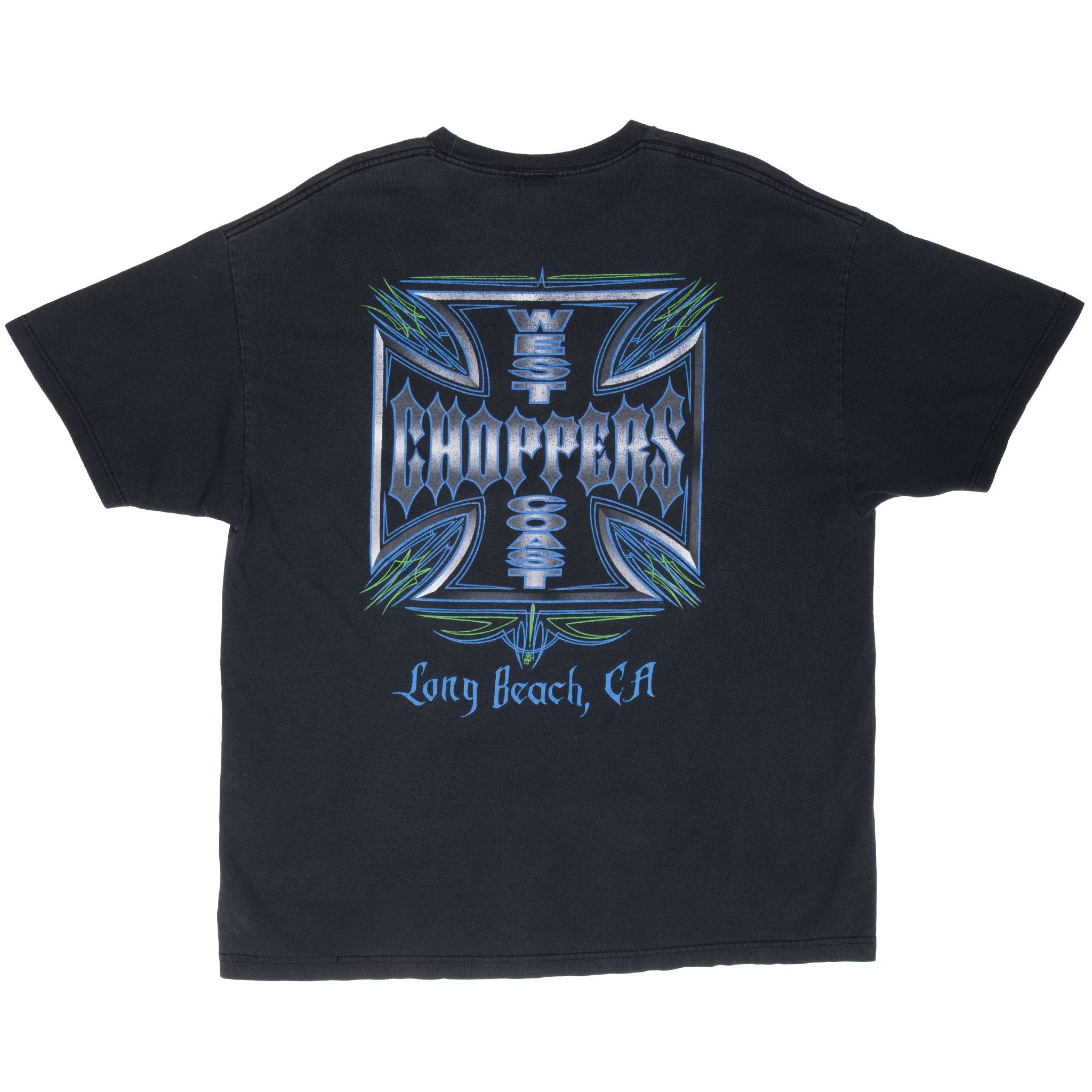 Vintage West Coast Chopper 2003 Biker Tee Shirt Size 2XL