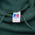 Vintage Russell Athletic Blank Pine Green Hoodie Sweatshirt 1990S Size Large Made In Usa