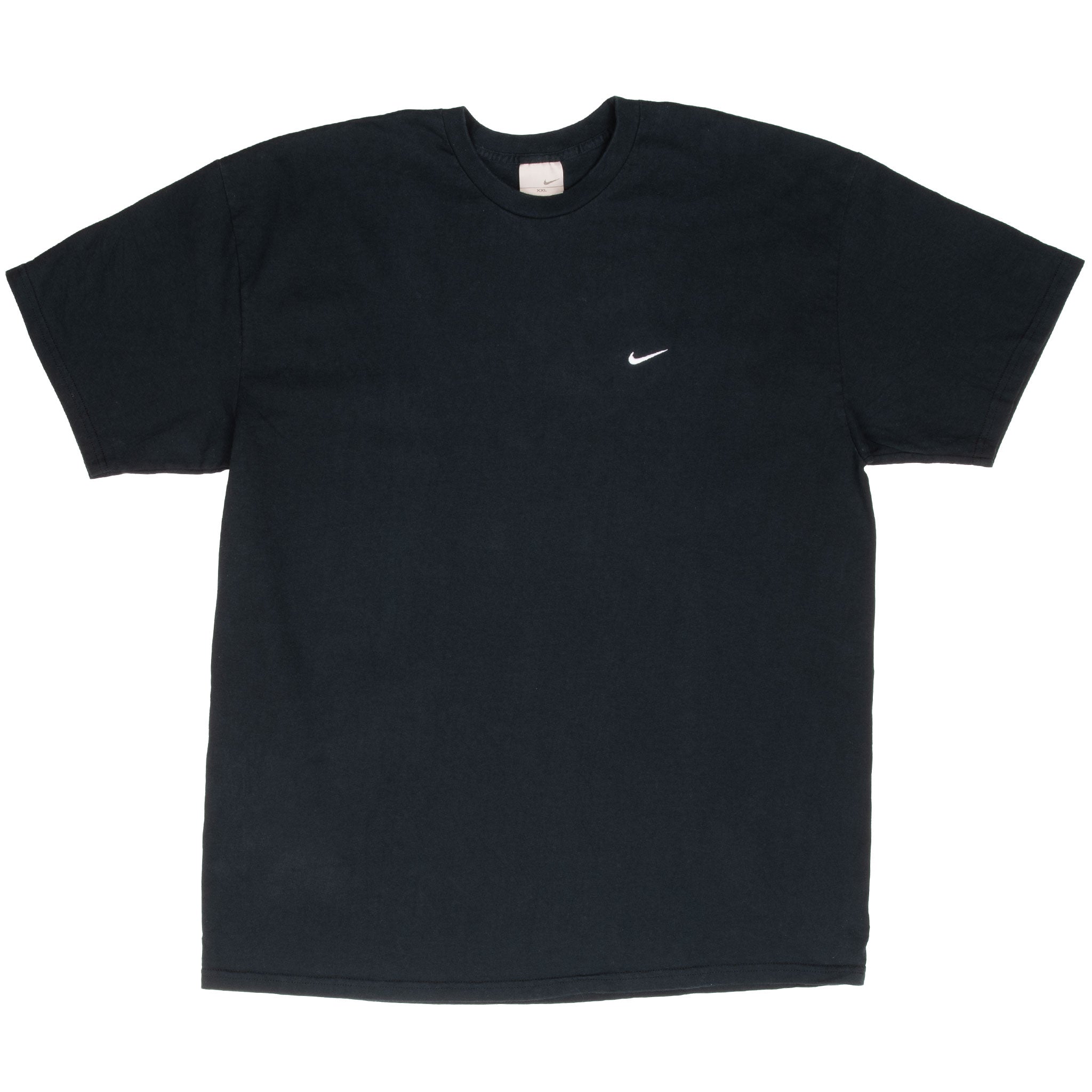 Vintage Nike Classic Swoosh Black Tee Shirt 2000S Size 2XL