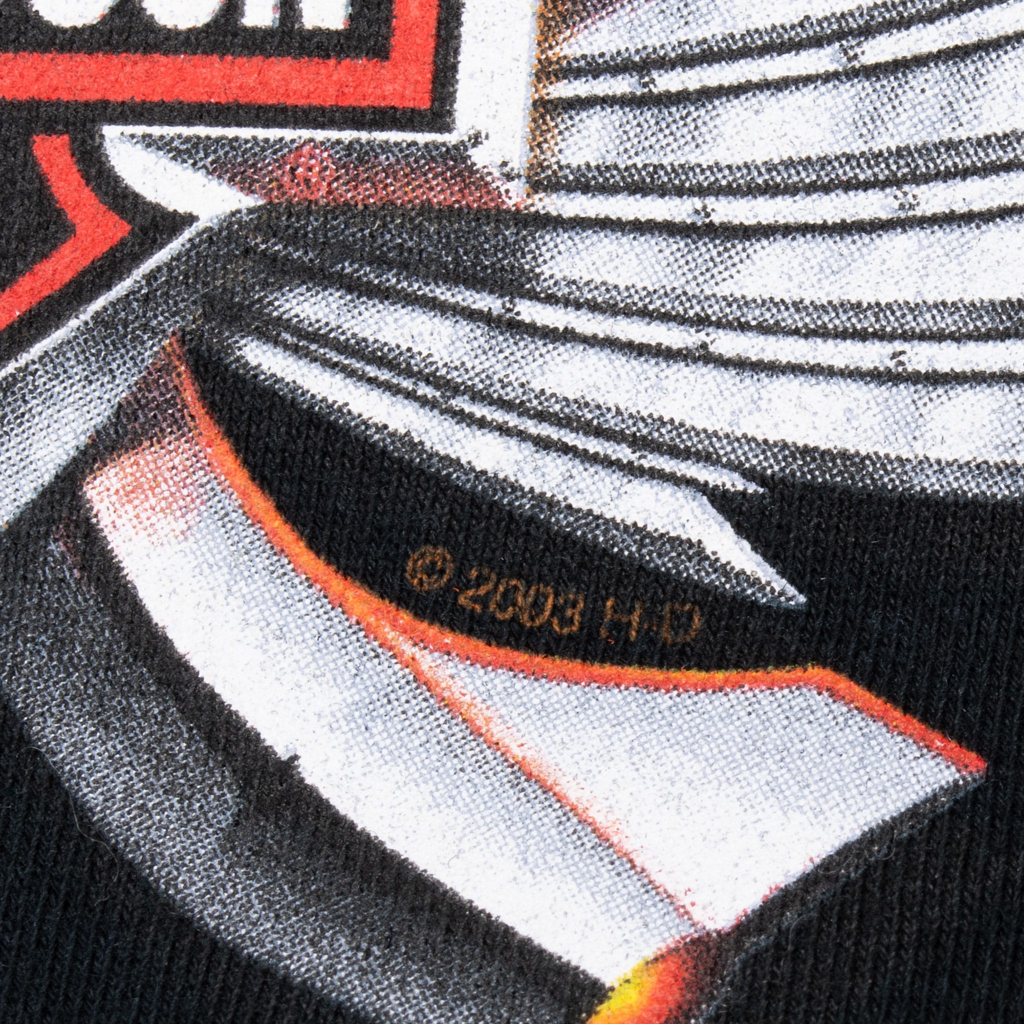 Vintage Harley Davidson North Hampton Full Zip Flaming Sleeves Hoodie Sweatshirt 2003 Size Medium