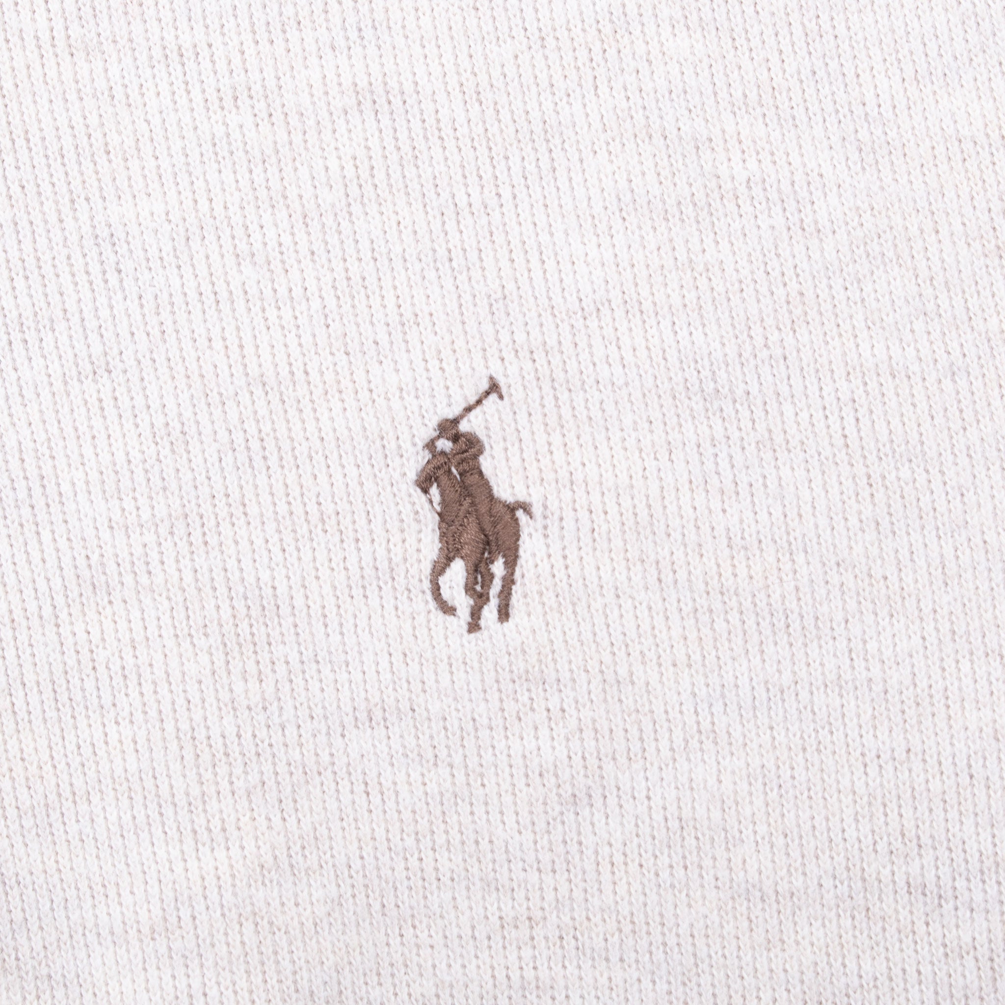 Polo Ralph Lauren Beige Quarter 1/4 Zip Sweater Size 2Xl