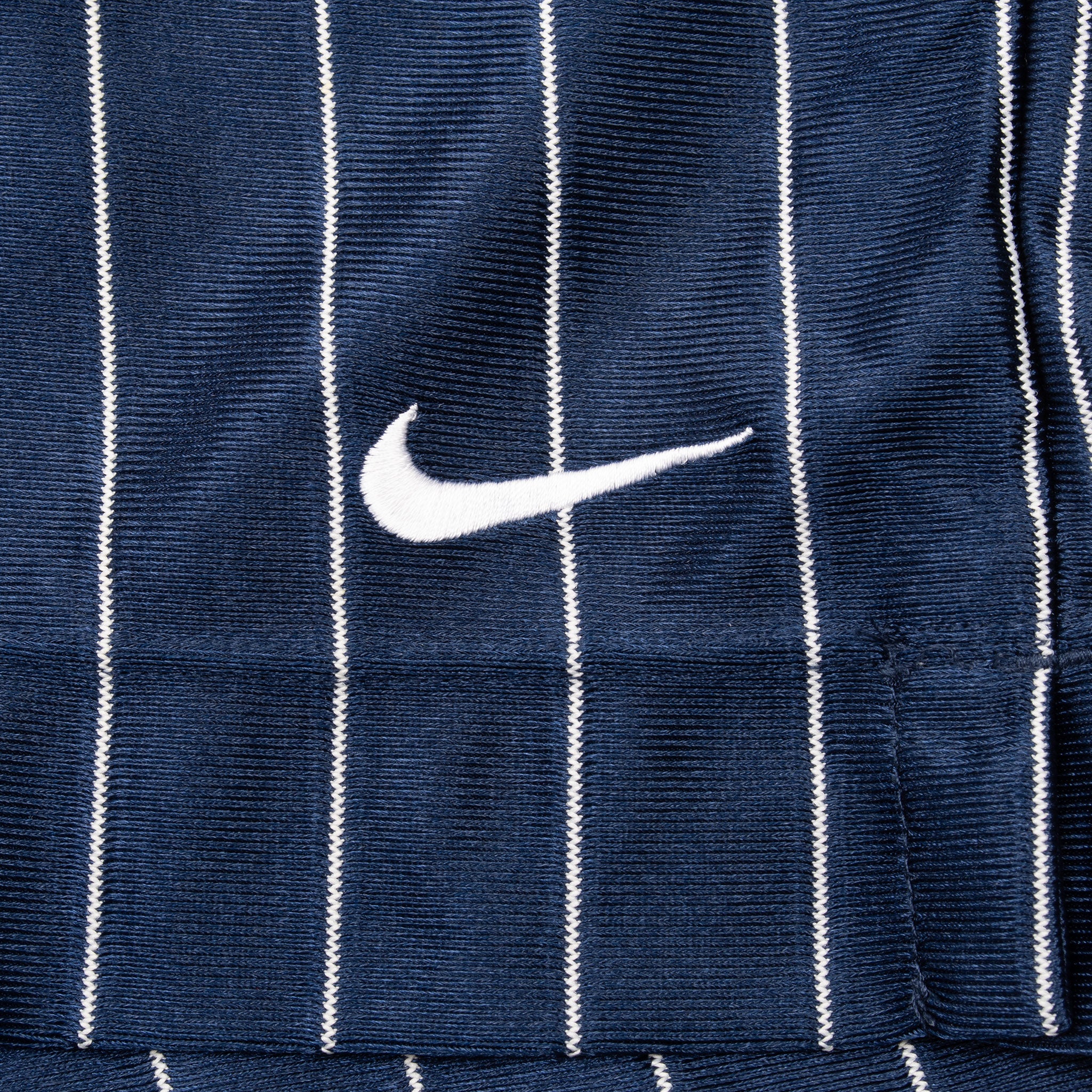 Vintage Nike Striped Blue Track Shorts 1990S Size Large Made In Usa