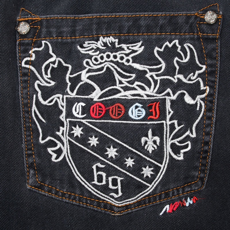 Vintage Coogi Embroidered Black Denim Jeans 2000S Size 36X32




Size On Tag 36X34 Actual Size 36X32