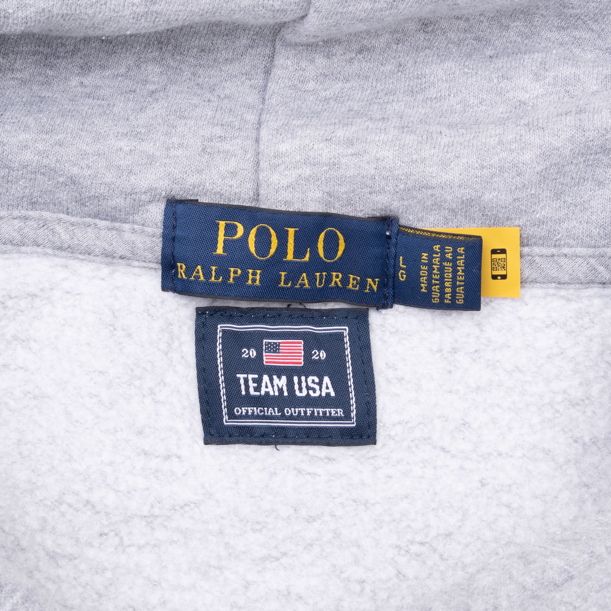 Vintage Ralph Lauren Polo Bear Team Usa Olympics 2020 Hoodie Sweatshirt Size Large