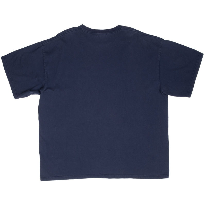 Vintage Nike Classic Swoosh Navy Blue Tee Shirt 2000S Size XL