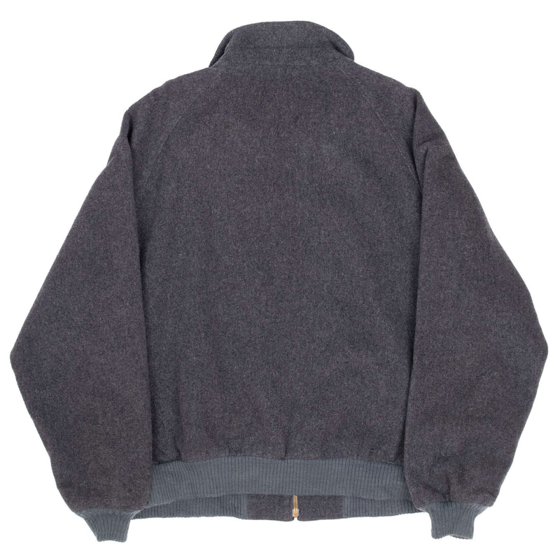 Vintage Pendleton Woolen Mills Grey Jacket 1970S Size XL Made In Usa