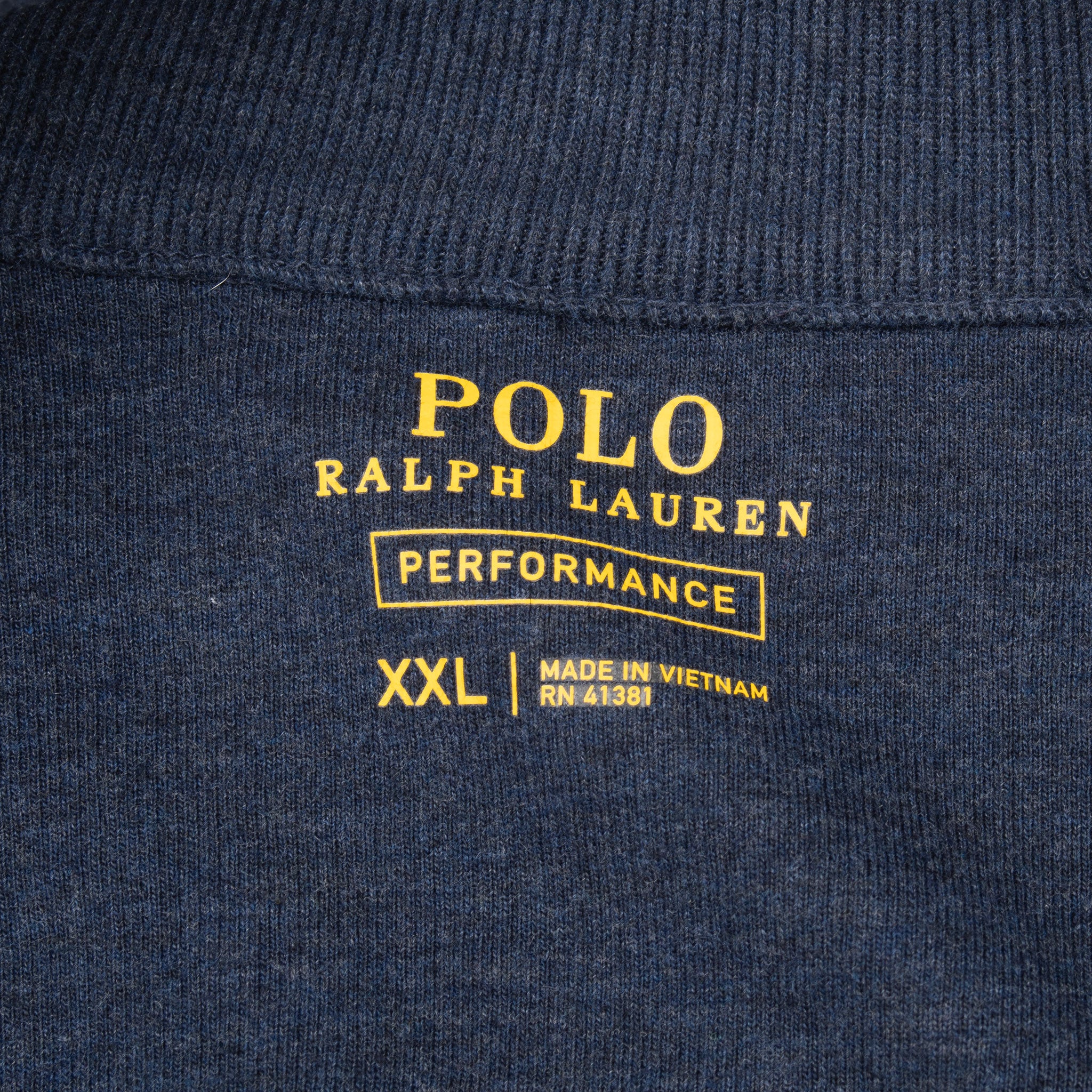 Polo Ralph Lauren Blue Full Zip Sweater Size 2XL