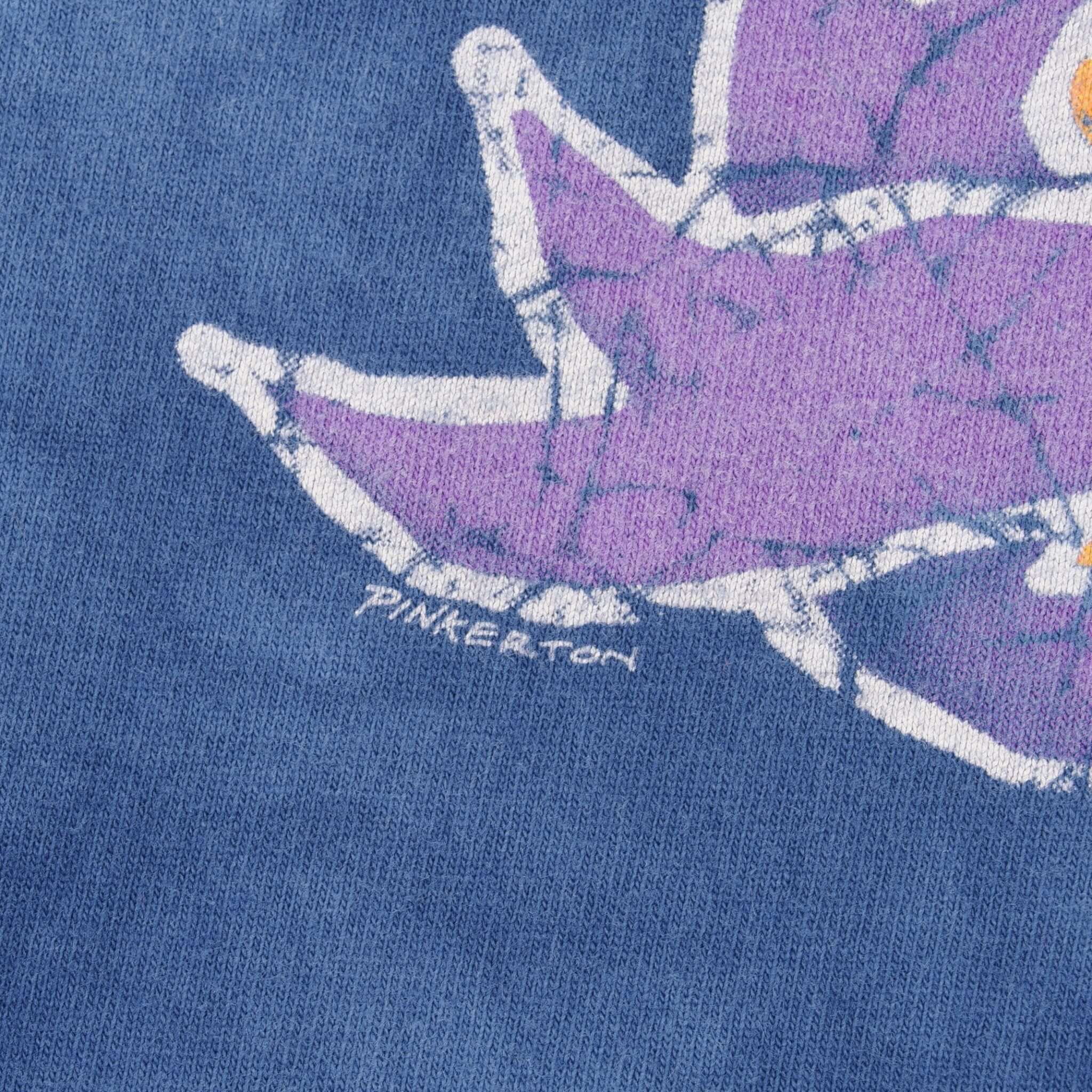 Vintage Tie-Dye Grateful Dead By Pinkerton Liquid Blue Tee Shirt 1994 Size XL Made In USA With Single Stitch Sleeves