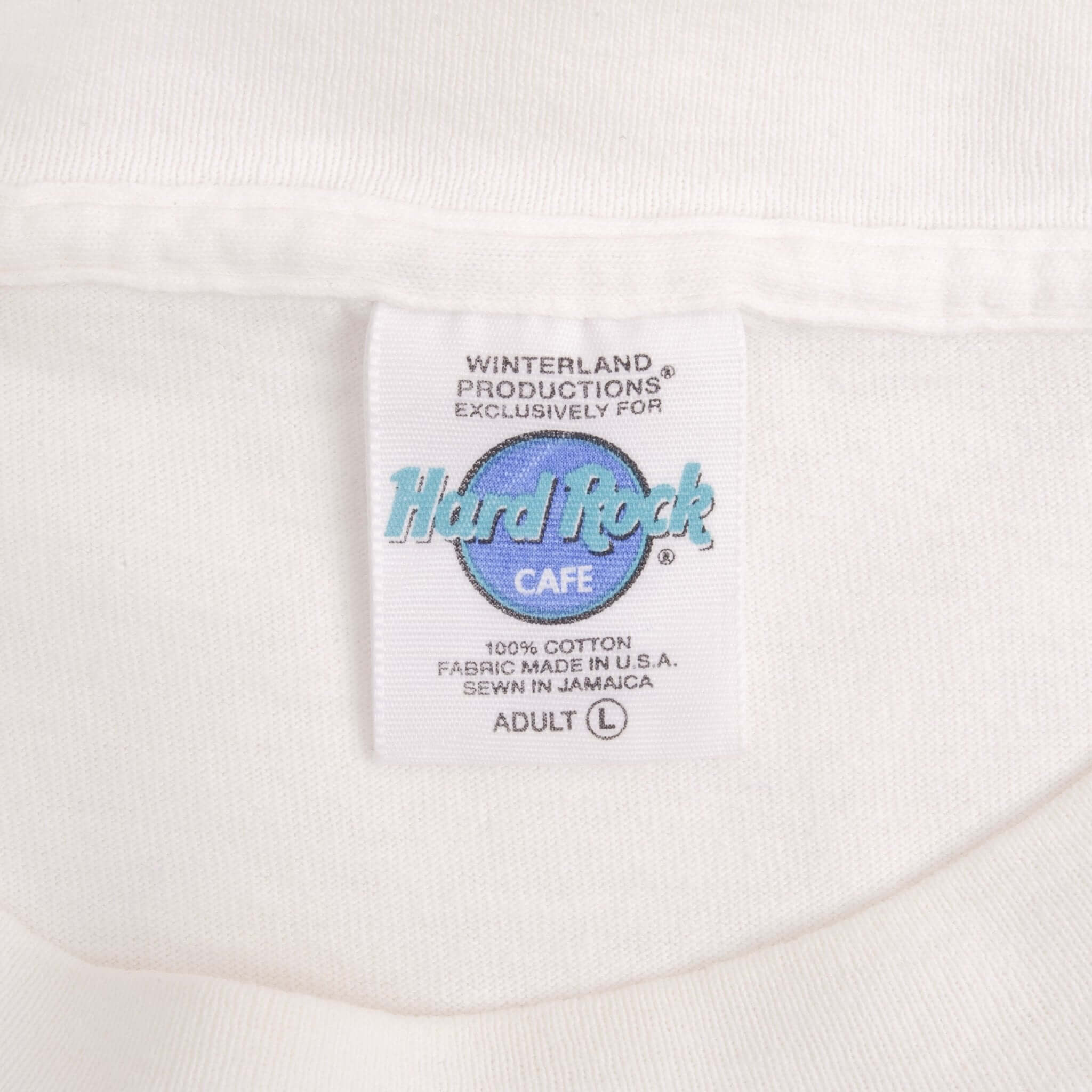 Vintage Hard Rock Cafe Honolulu Hawaii Surf Tee Shirt 1990S Size Large