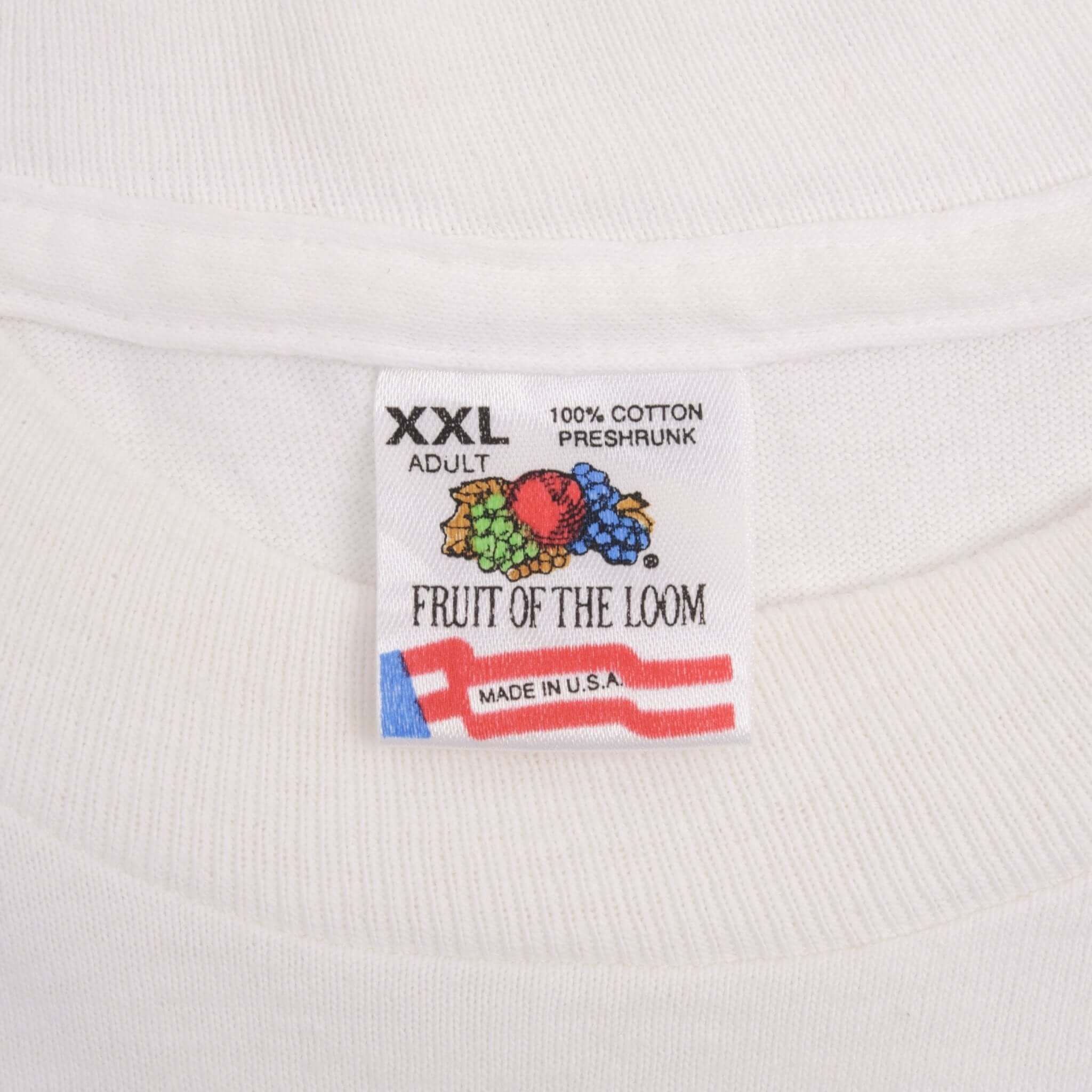 Vintage University Of Hawaii 1990S Tee Shirt Size 2XL Made In USA With Single Stitch Sleeves Label Fruit of The Loom