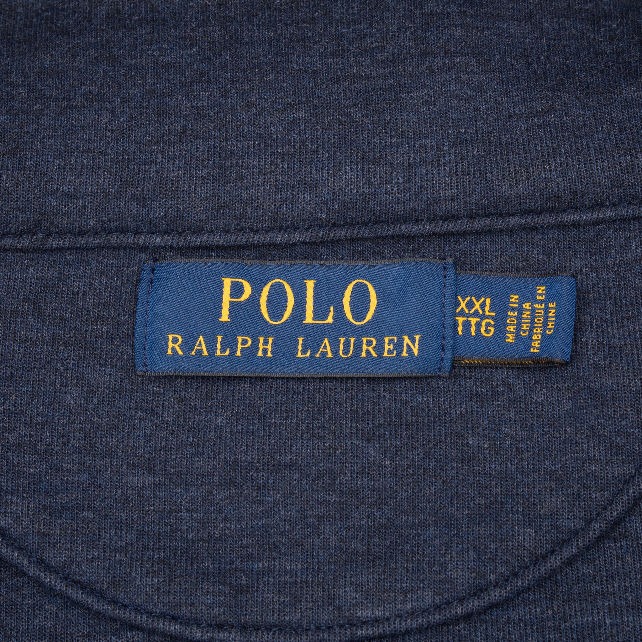 Polo Ralph Lauren Blue Quarter 1/4 Zip Sweater Size 2Xl