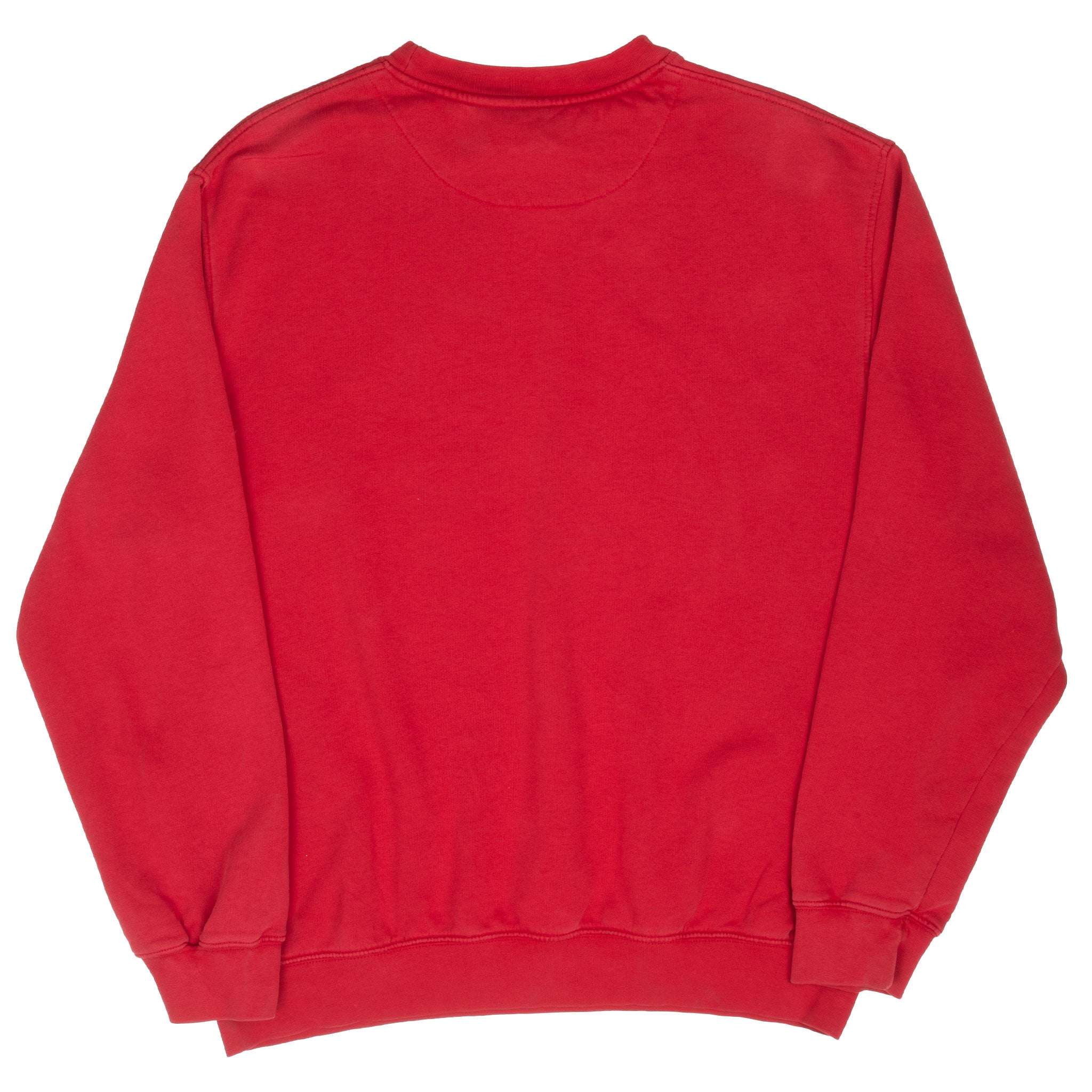 Vintage Nike Classic Swoosh Red Sweatshirt 2000S Large