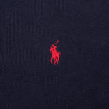 Vintage Polo Ralph Lauren Navy Blue Quarter 1/4 Zip Sweater 1990s Size Medium