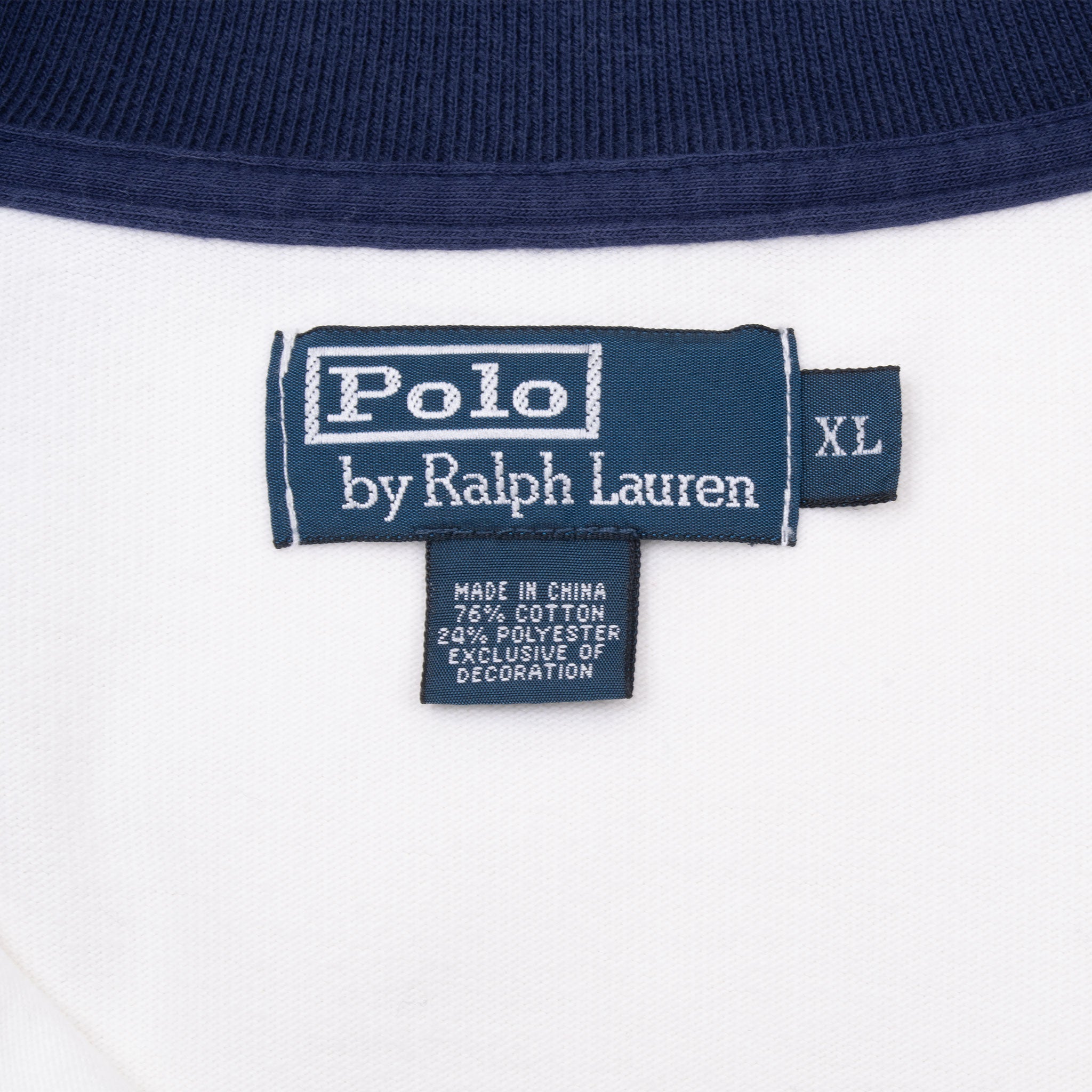 Vintage Polo Ralph Lauren White Full Zip Sweatshirt 1990S Size XL