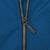 Close-up of metal L.L.Bean zipper pull on teal fabric