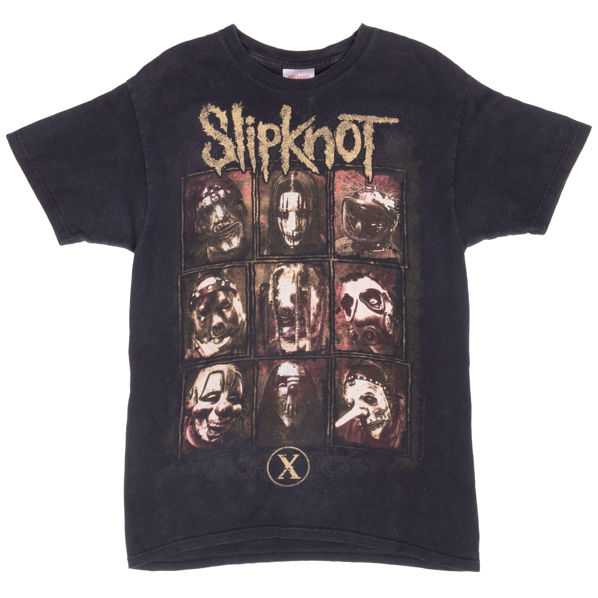 VINTAGE SLIPKNOT 1999 2009 BLACK TEE SHIRT SIZE SMALL