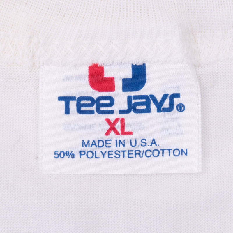 Vintage 7Up 1988 White Tee Shirt Medium Made In Usa With Single Stitch Sleeves