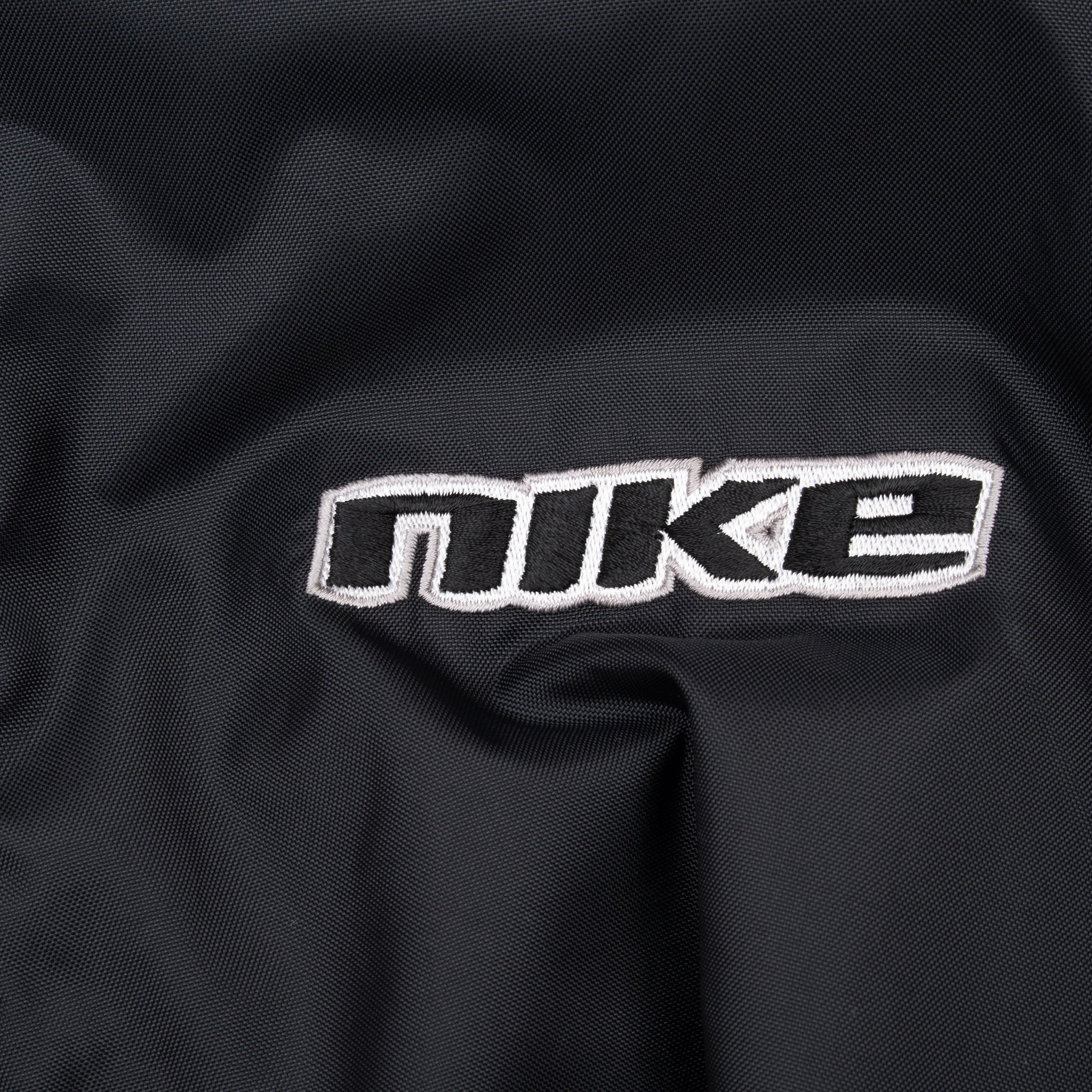 Vintage Nike Black Hooded Reversible Windbreaker Jacket 2000S Size Large