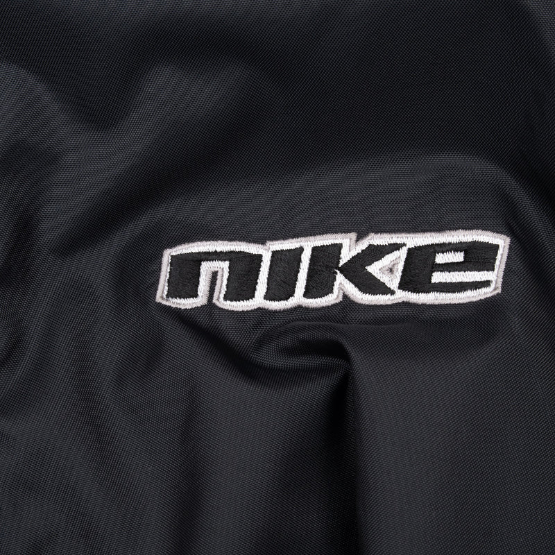 Vintage Nike Black Hooded Reversible Windbreaker Jacket 2000S Size Large