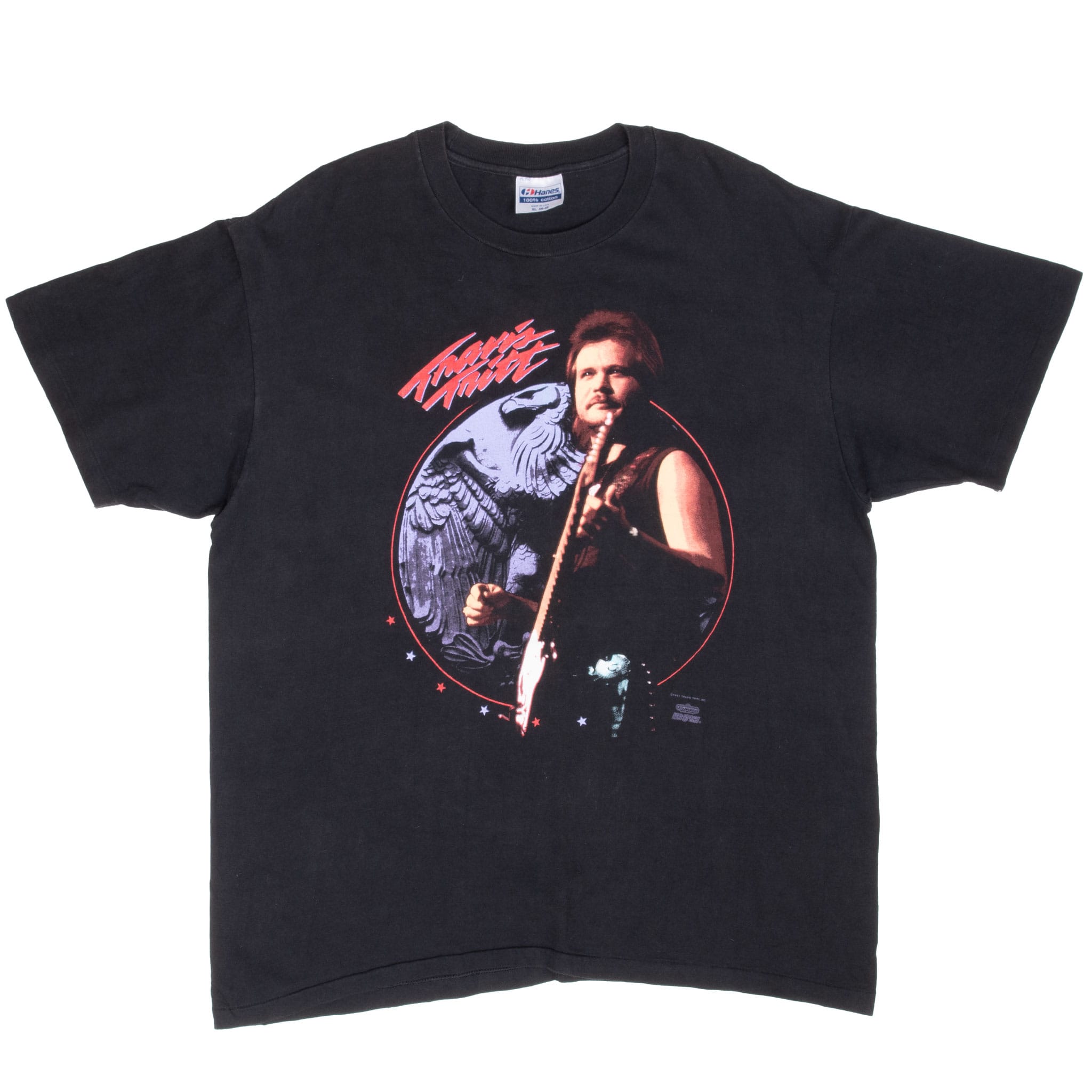 VINTAGE TRAVIS TRITT COUNTRY CLUB TOUR 1990 1991 TEE SHIRT SIZE XL MADE IN USA