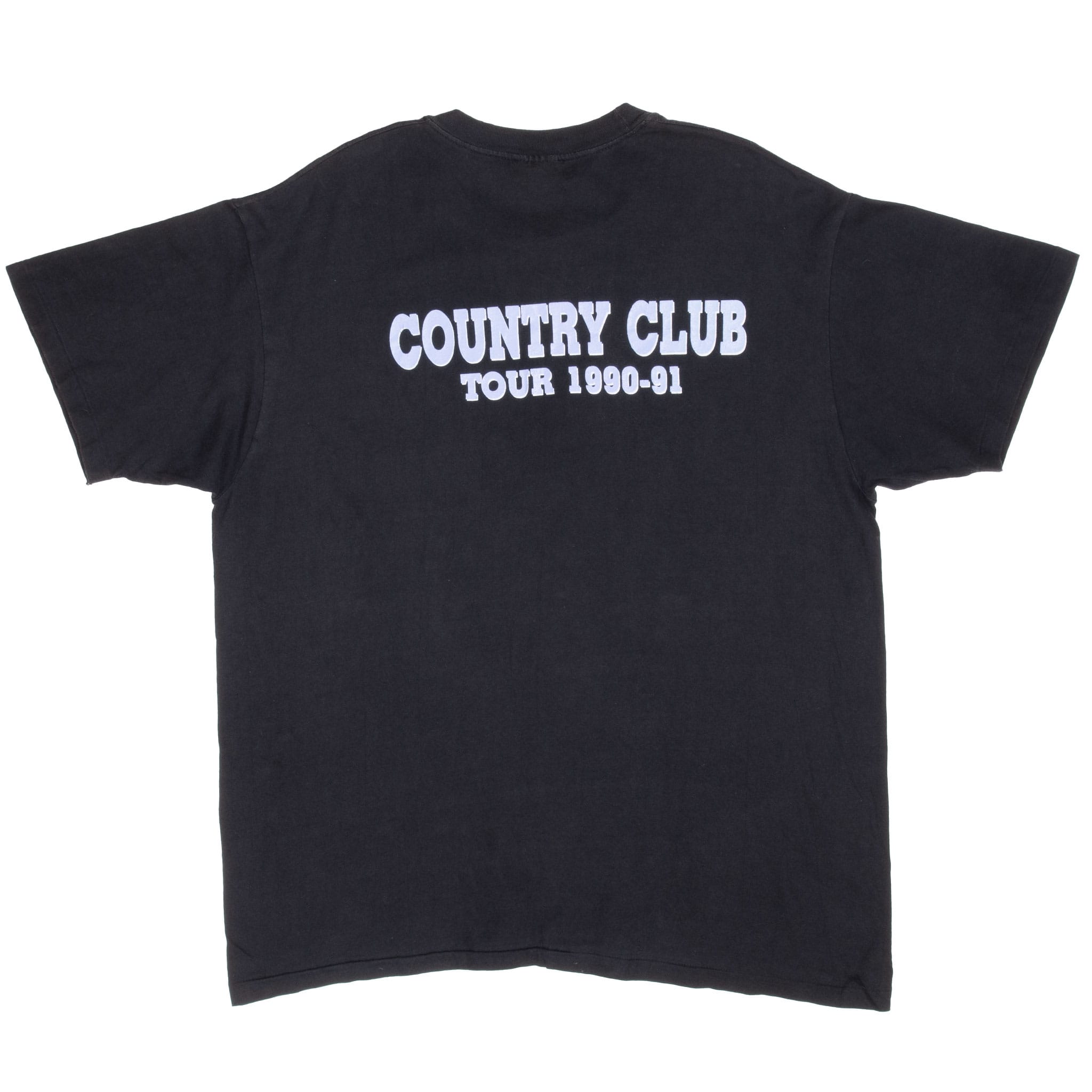 VINTAGE TRAVIS TRITT COUNTRY CLUB TOUR 1990 1991 TEE SHIRT SIZE XL MADE IN USA